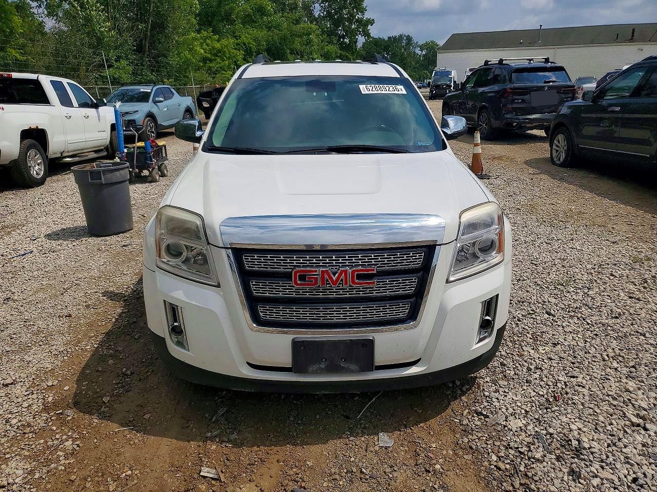 2015 Gmc Terrain Slt White vin: 2GKFLXE37F6363316