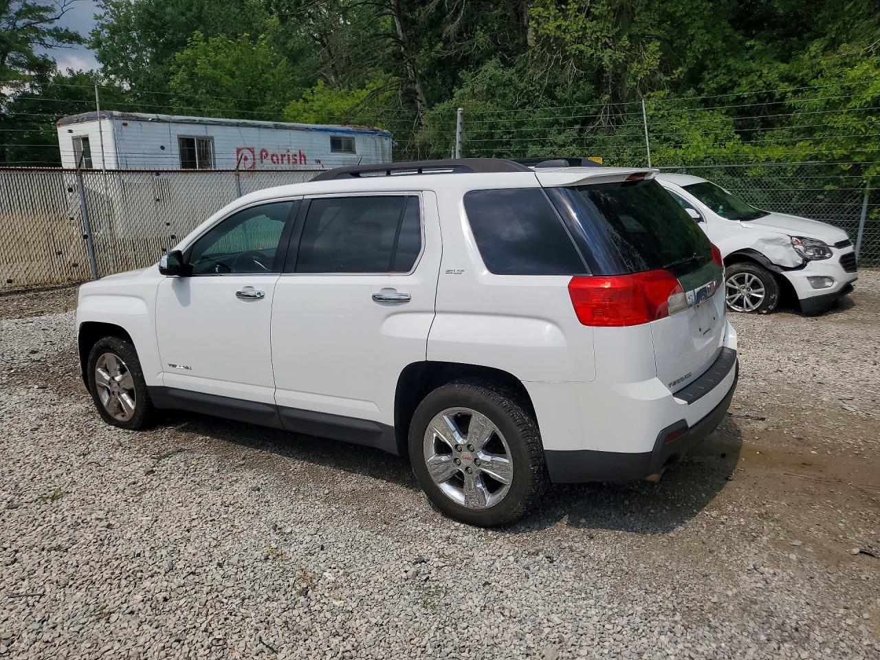 2015 Gmc Terrain Slt White vin: 2GKFLXE37F6363316