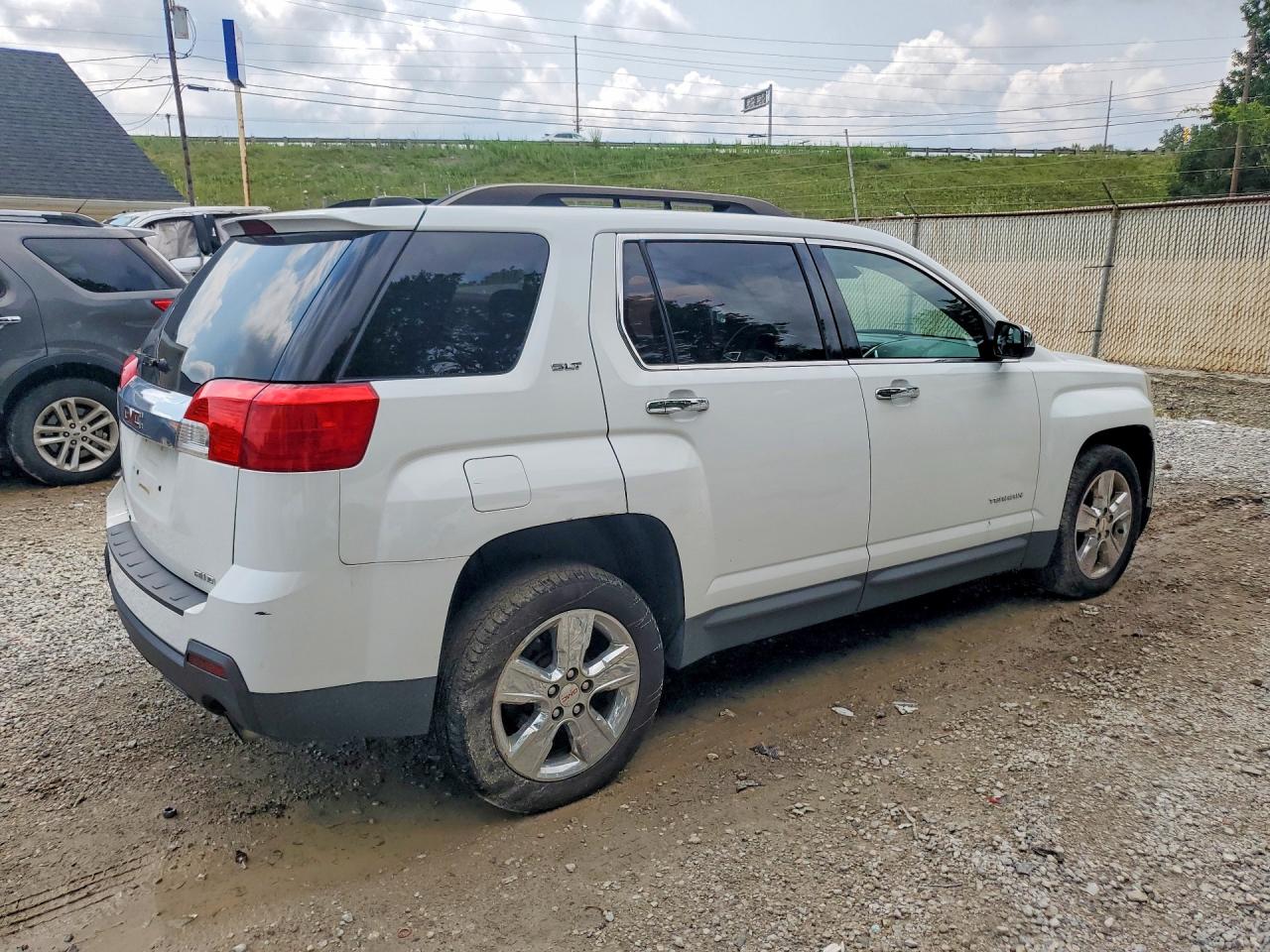 2015 Gmc Terrain Slt White vin: 2GKFLXE37F6363316