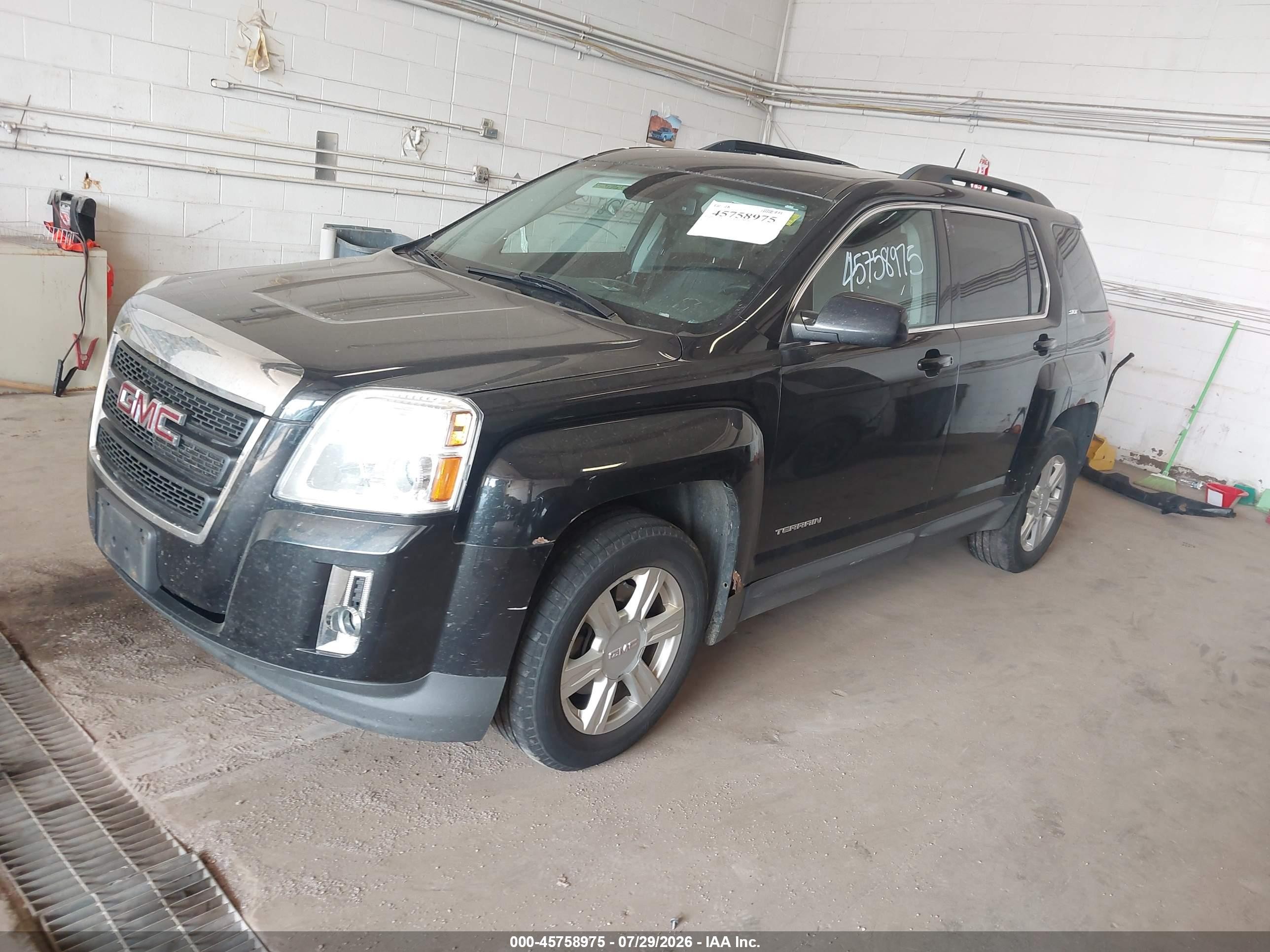 2014 Gmc Terrain Slt-1 Black vin: 2GKFLXE39E6186511