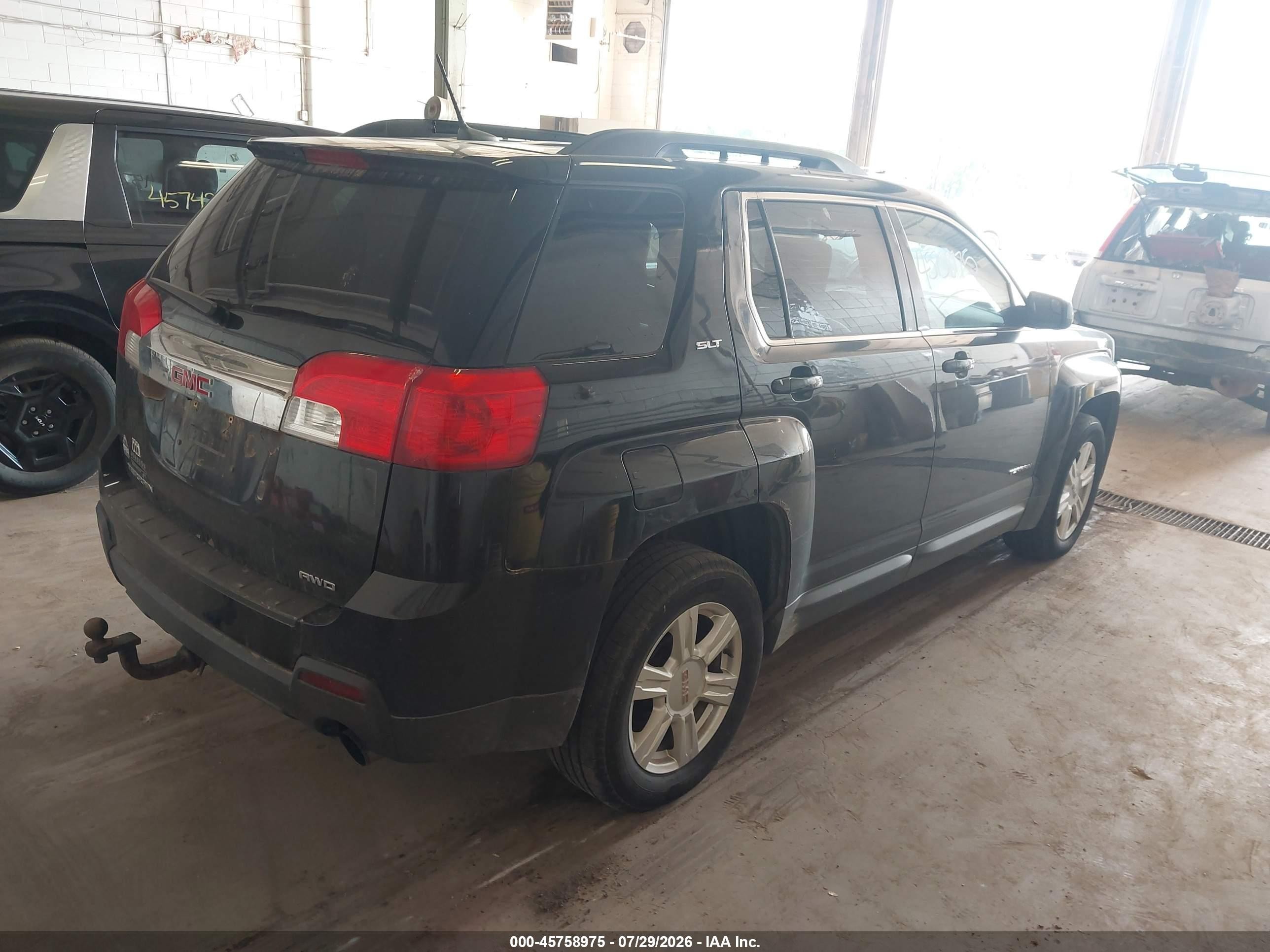 2014 Gmc Terrain Slt-1 Black vin: 2GKFLXE39E6186511