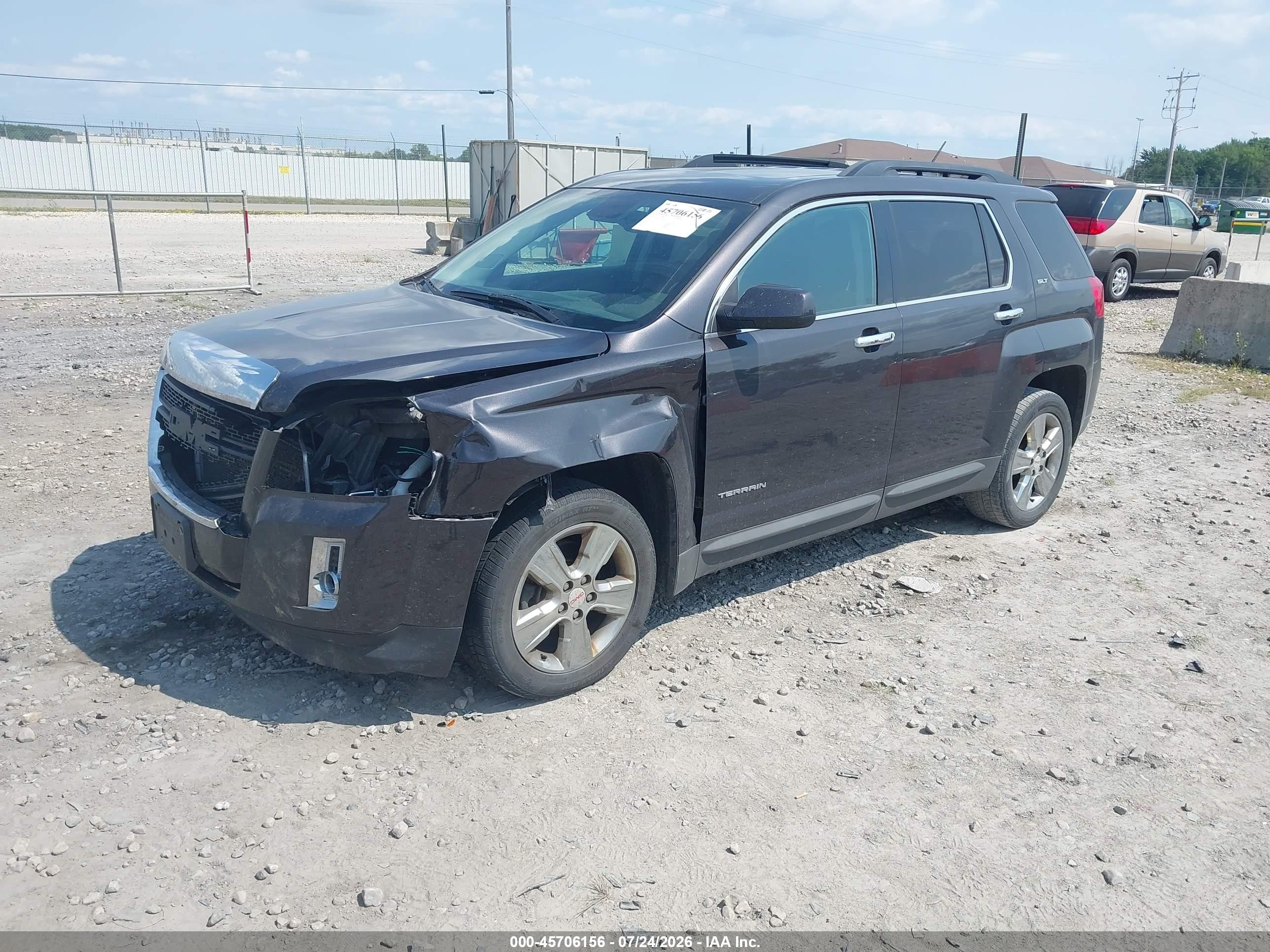 2014 Gmc Terrain Slt-1 Black vin: 2GKFLXE39E6253284