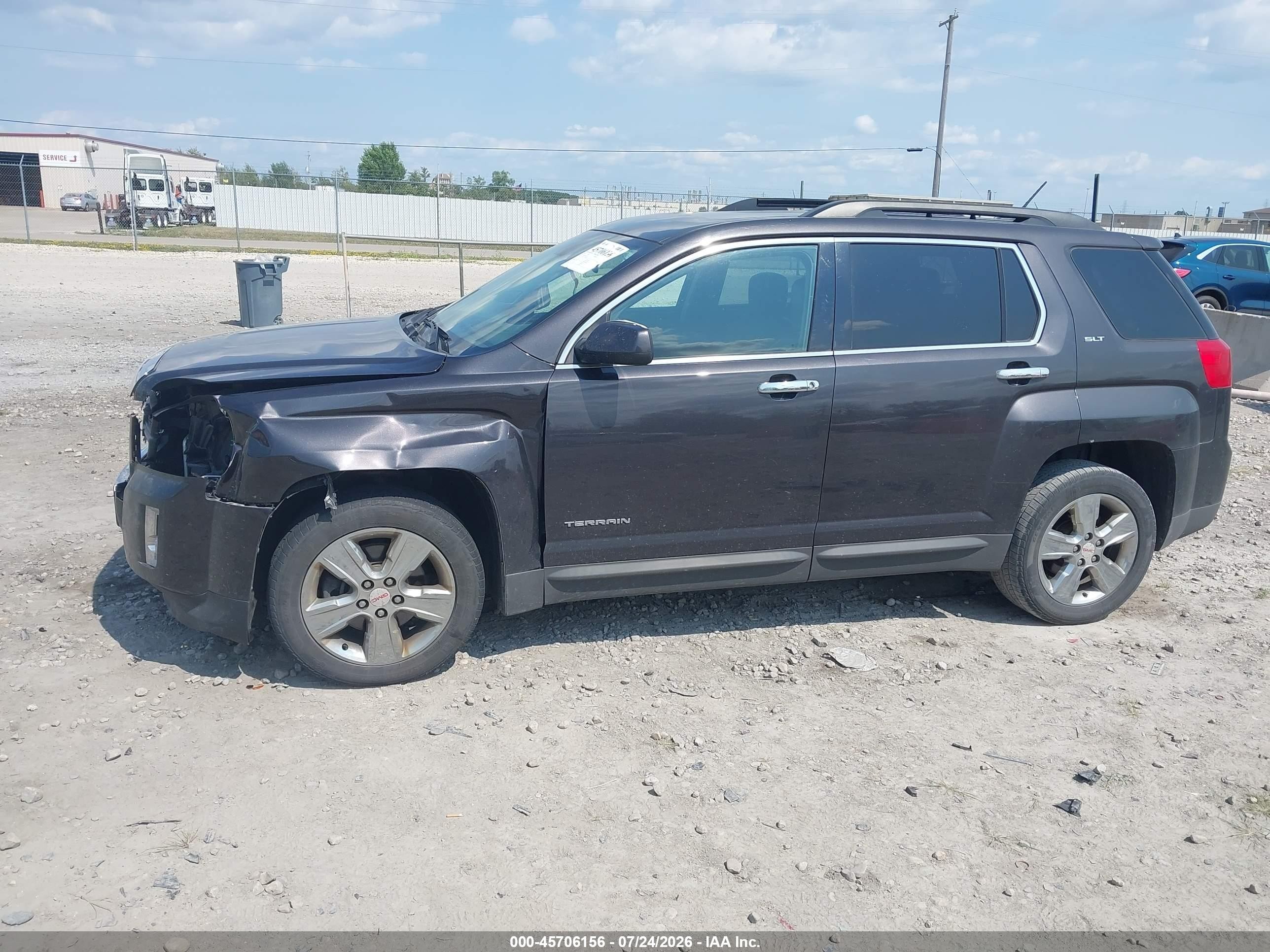 2014 Gmc Terrain Slt-1 Black vin: 2GKFLXE39E6253284