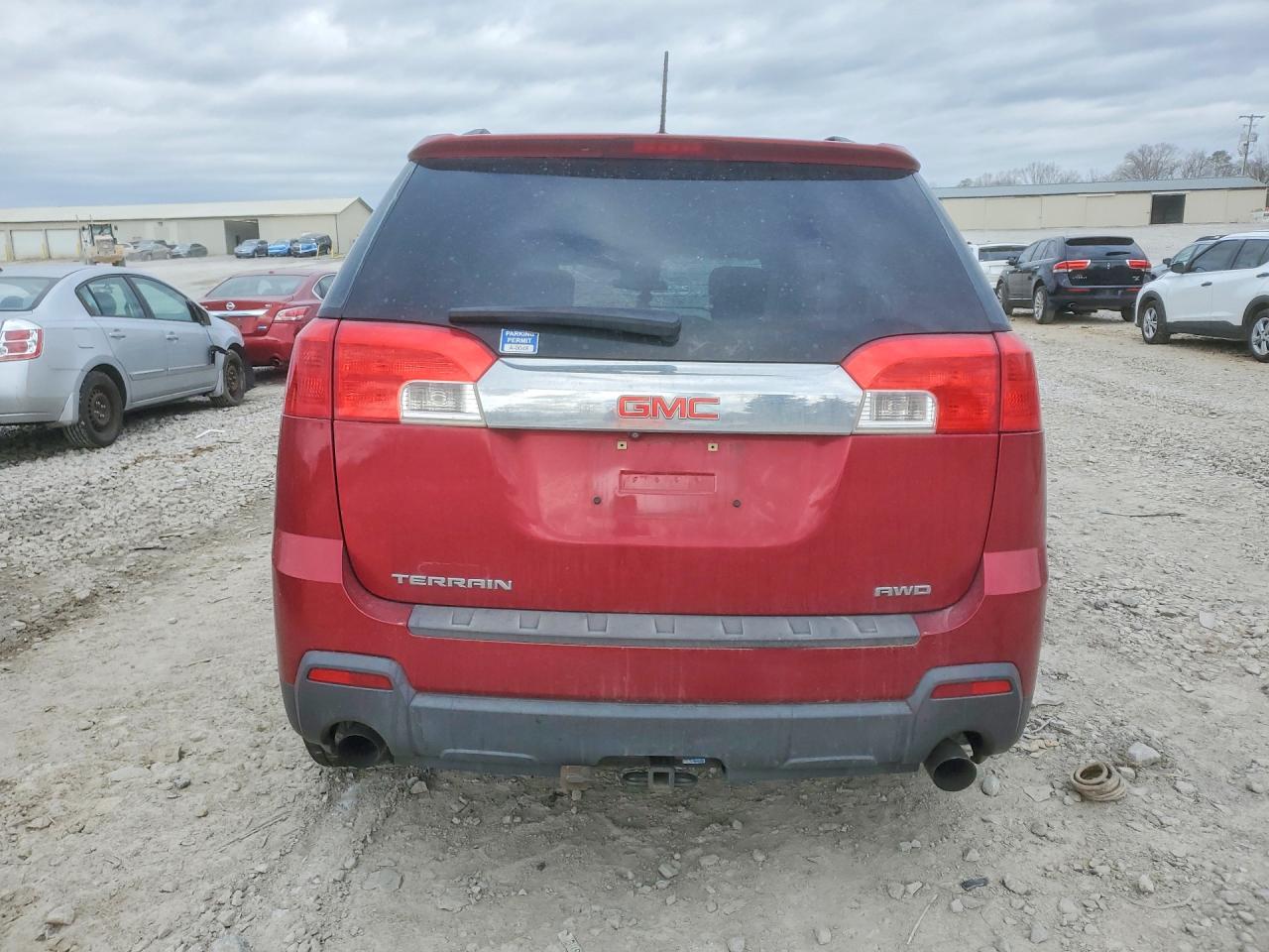 2015 Gmc Terrain Slt Red vin: 2GKFLXE39F6180578