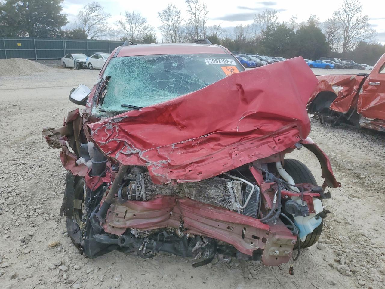 2015 Gmc Terrain Slt Red vin: 2GKFLXE39F6180578