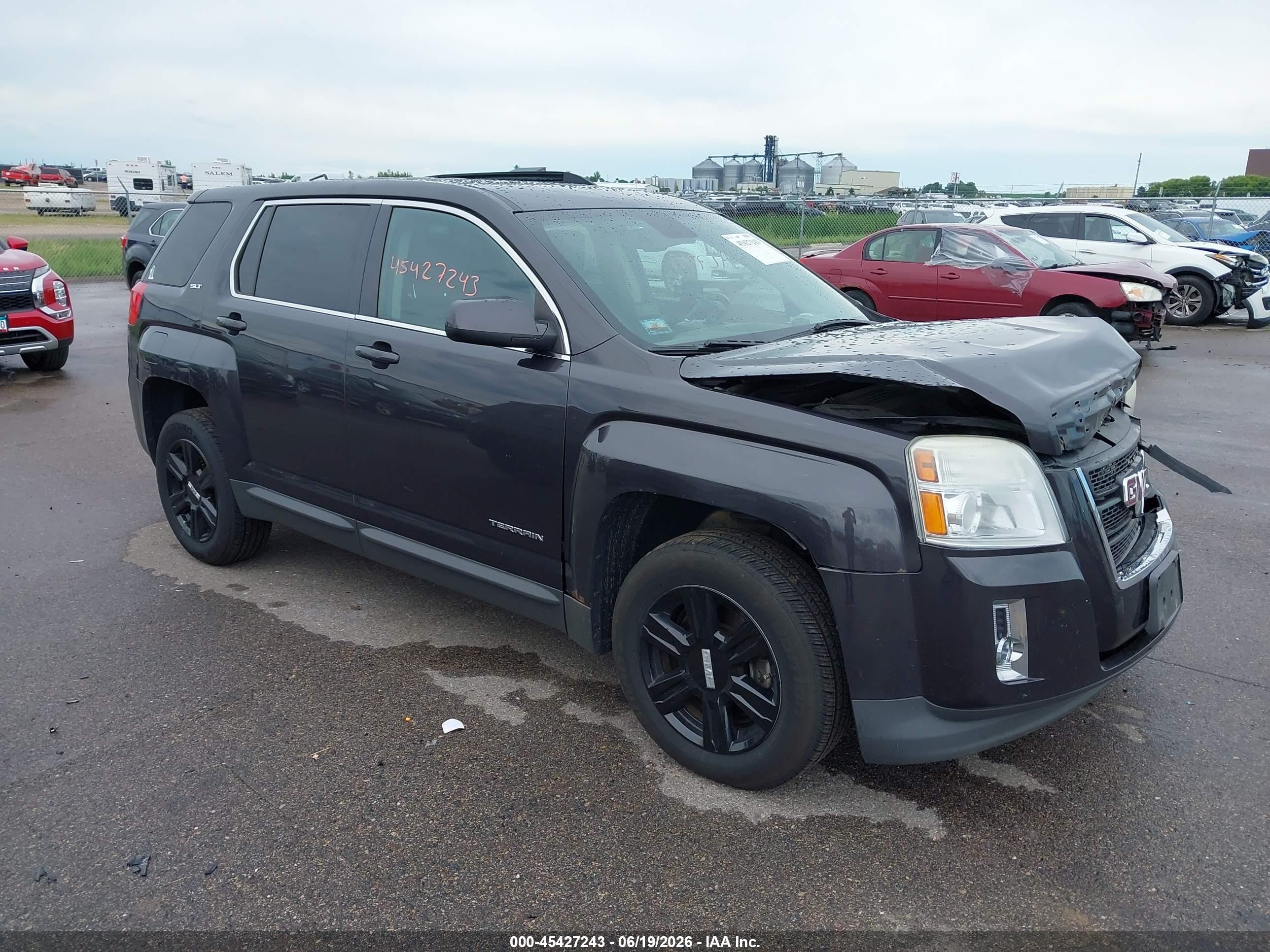 2015 Gmc Terrain Slt-1 Gray vin: 2GKFLXE3XF6248919