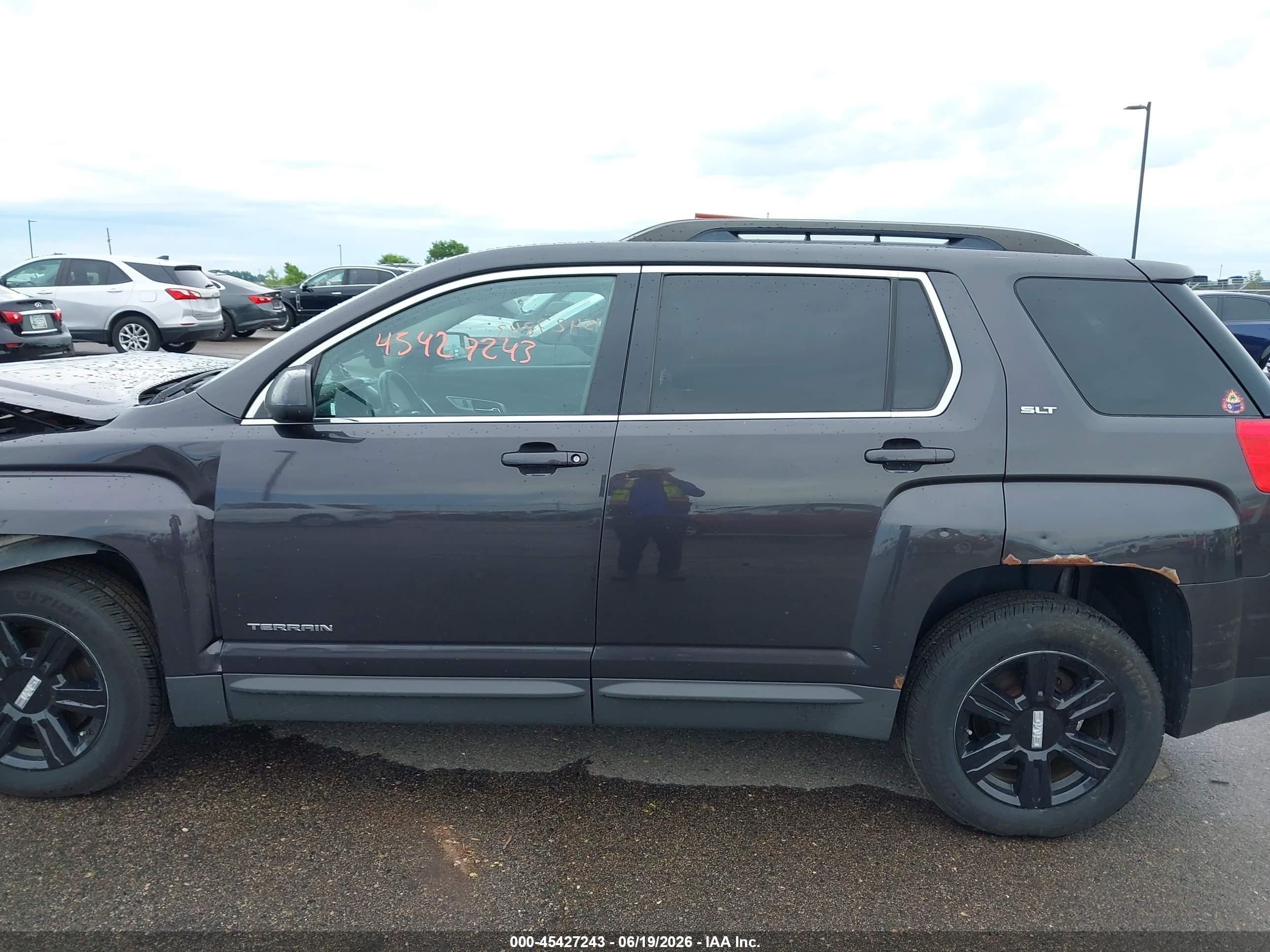2015 Gmc Terrain Slt-1 Gray vin: 2GKFLXE3XF6248919