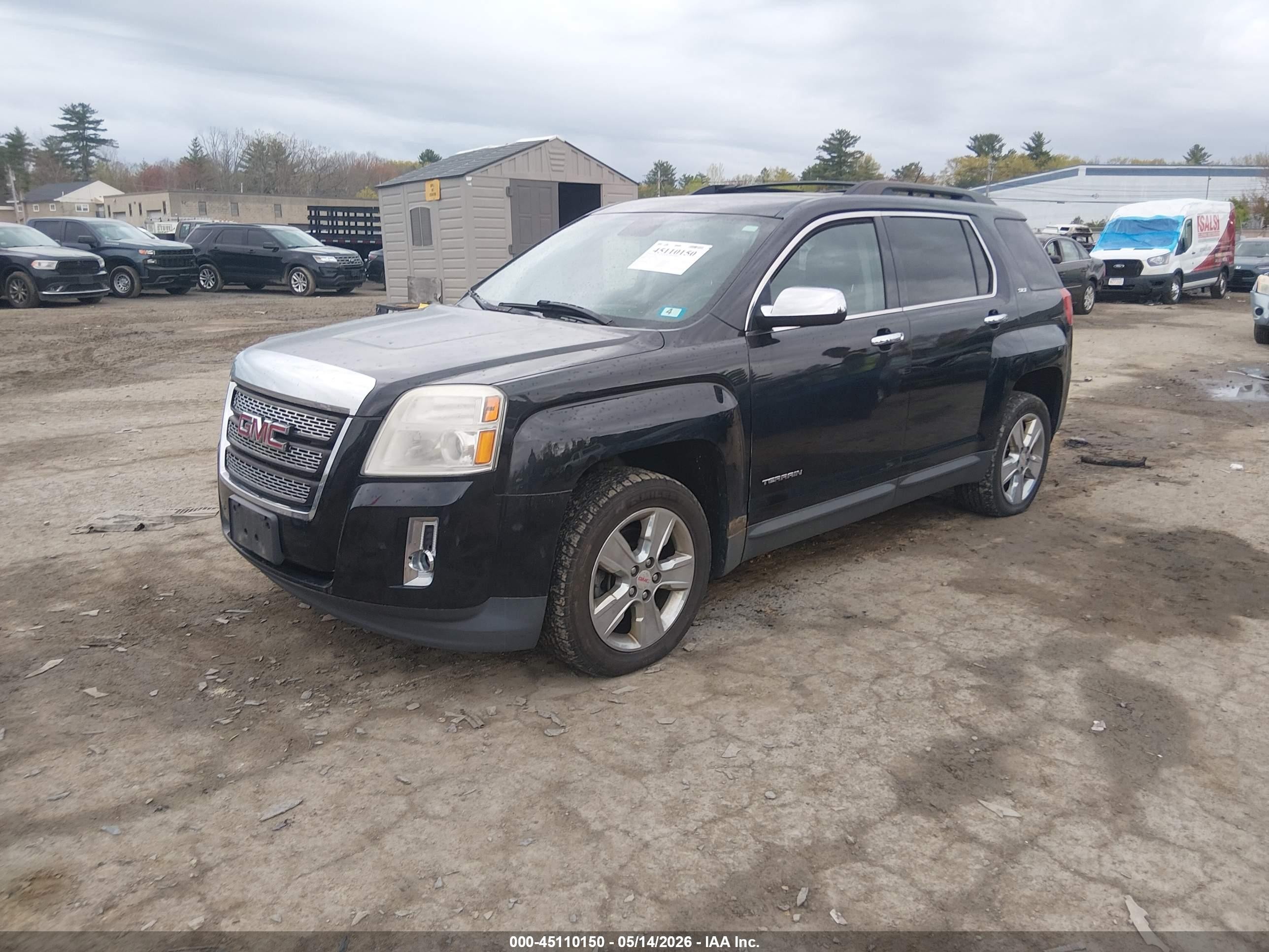2015 Gmc Terrain Slt-1 Black vin: 2GKFLXE3XF6326857
