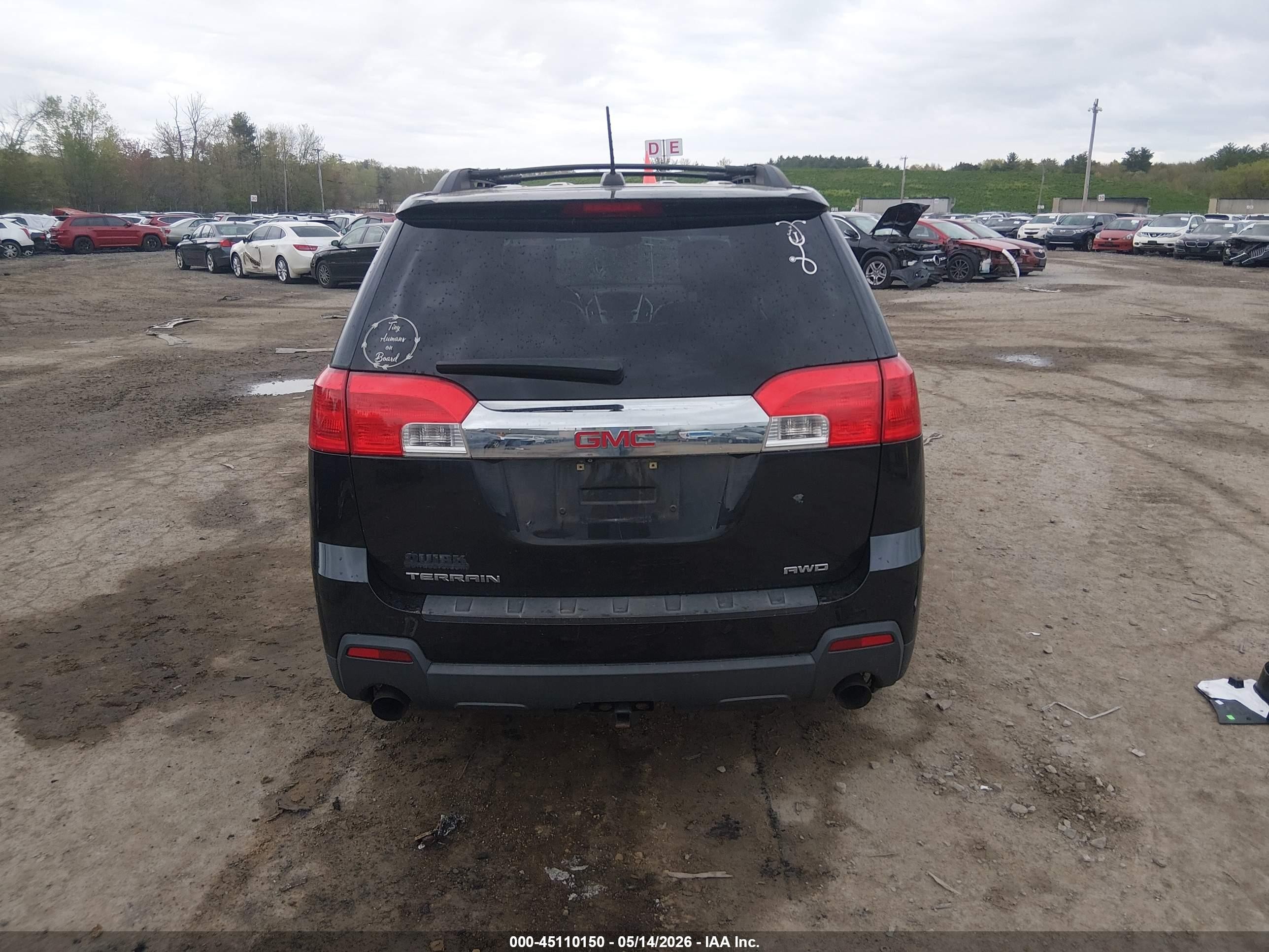 2015 Gmc Terrain Slt-1 Black vin: 2GKFLXE3XF6326857
