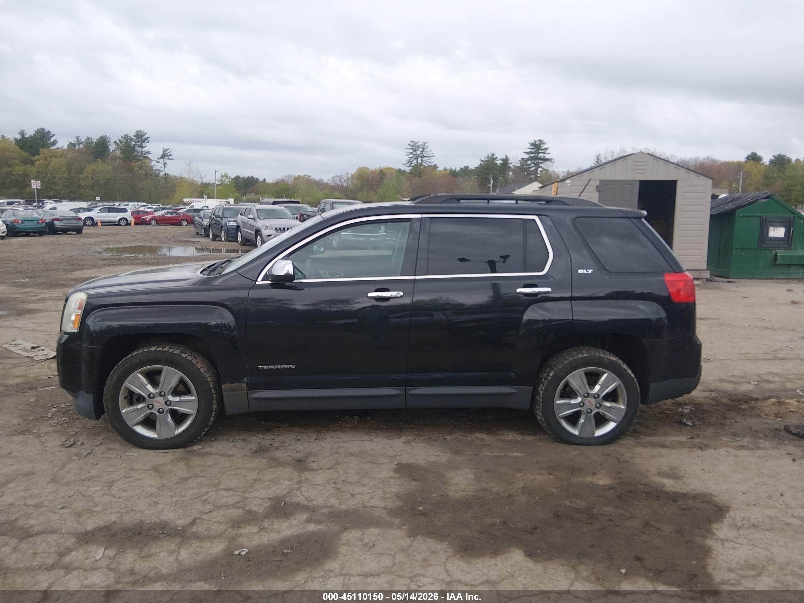2015 Gmc Terrain Slt-1 Black vin: 2GKFLXE3XF6326857