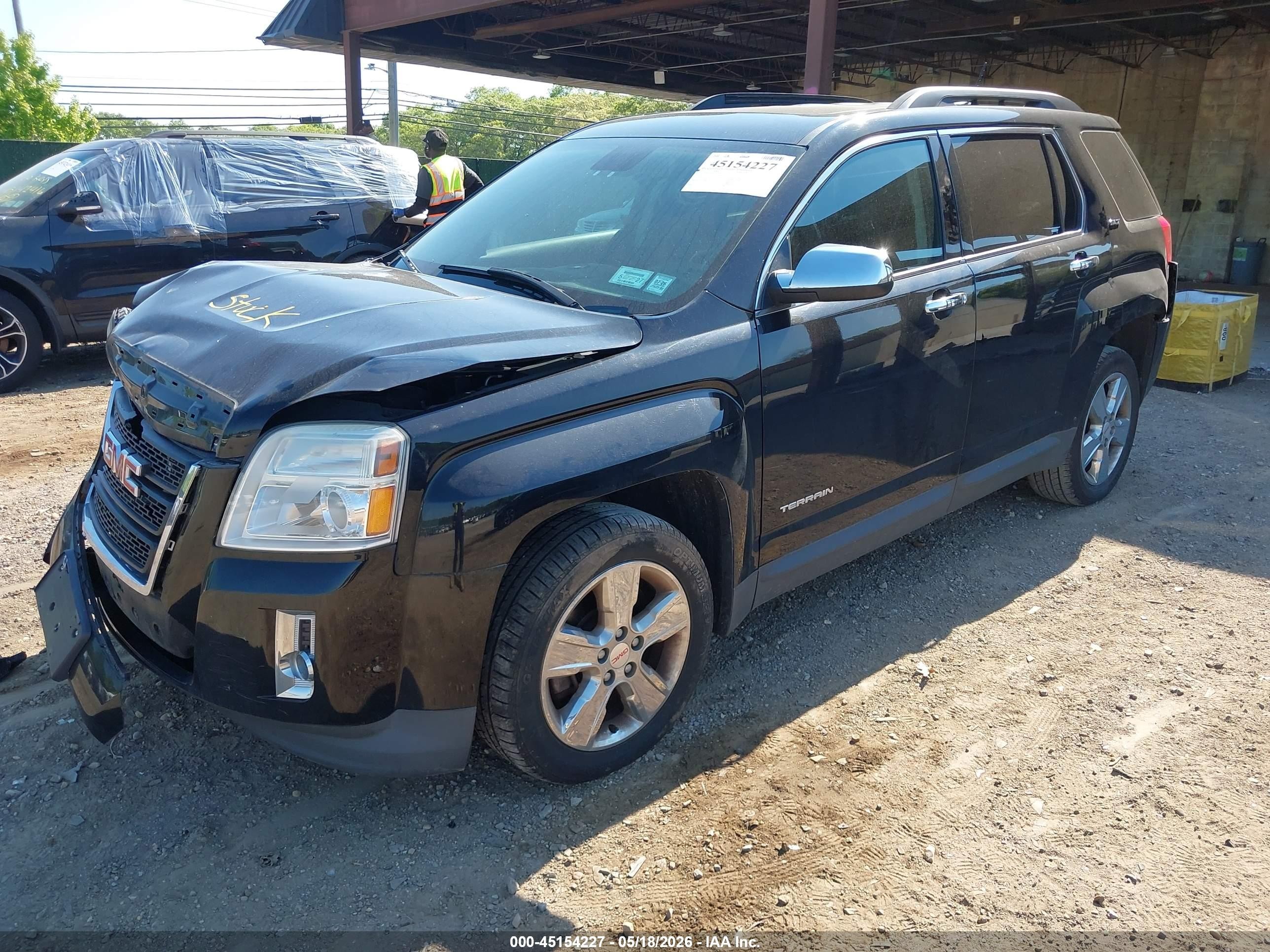 2015 Gmc Terrain Slt-1 Black vin: 2GKFLXE3XF6416428