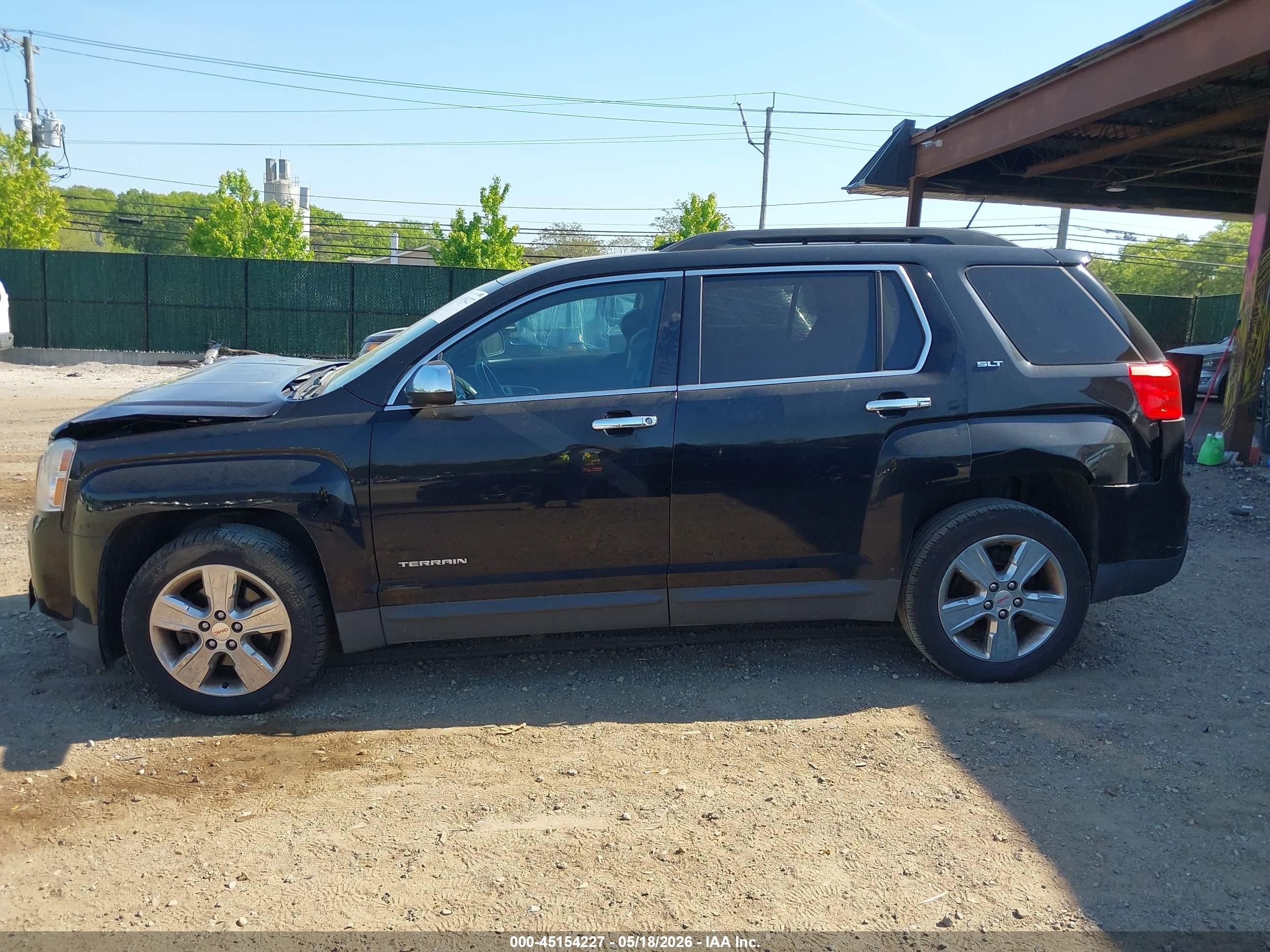 2015 Gmc Terrain Slt-1 Black vin: 2GKFLXE3XF6416428