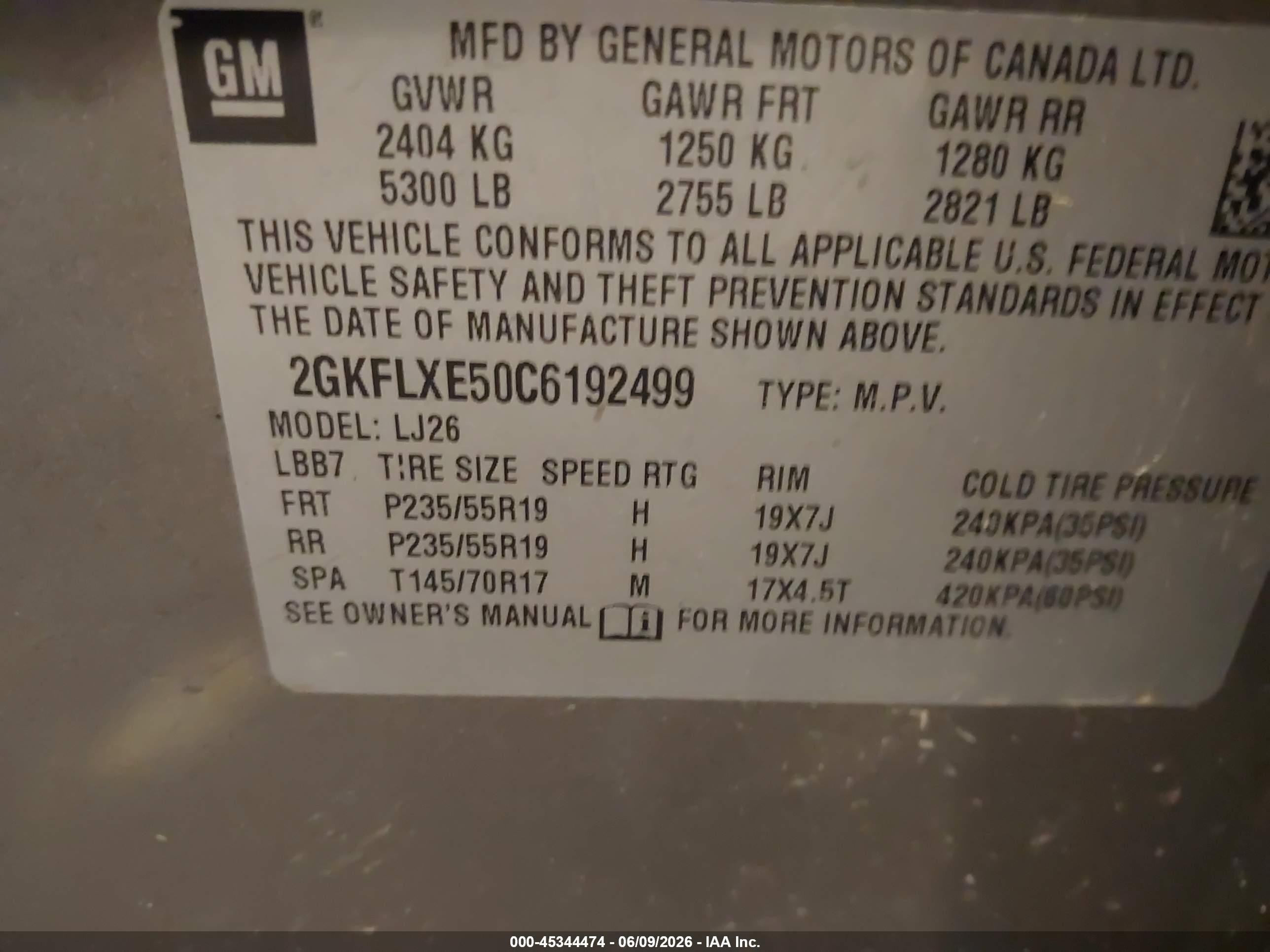 2012 Gmc Terrain Slt-2 Gray vin: 2GKFLXE50C6192499