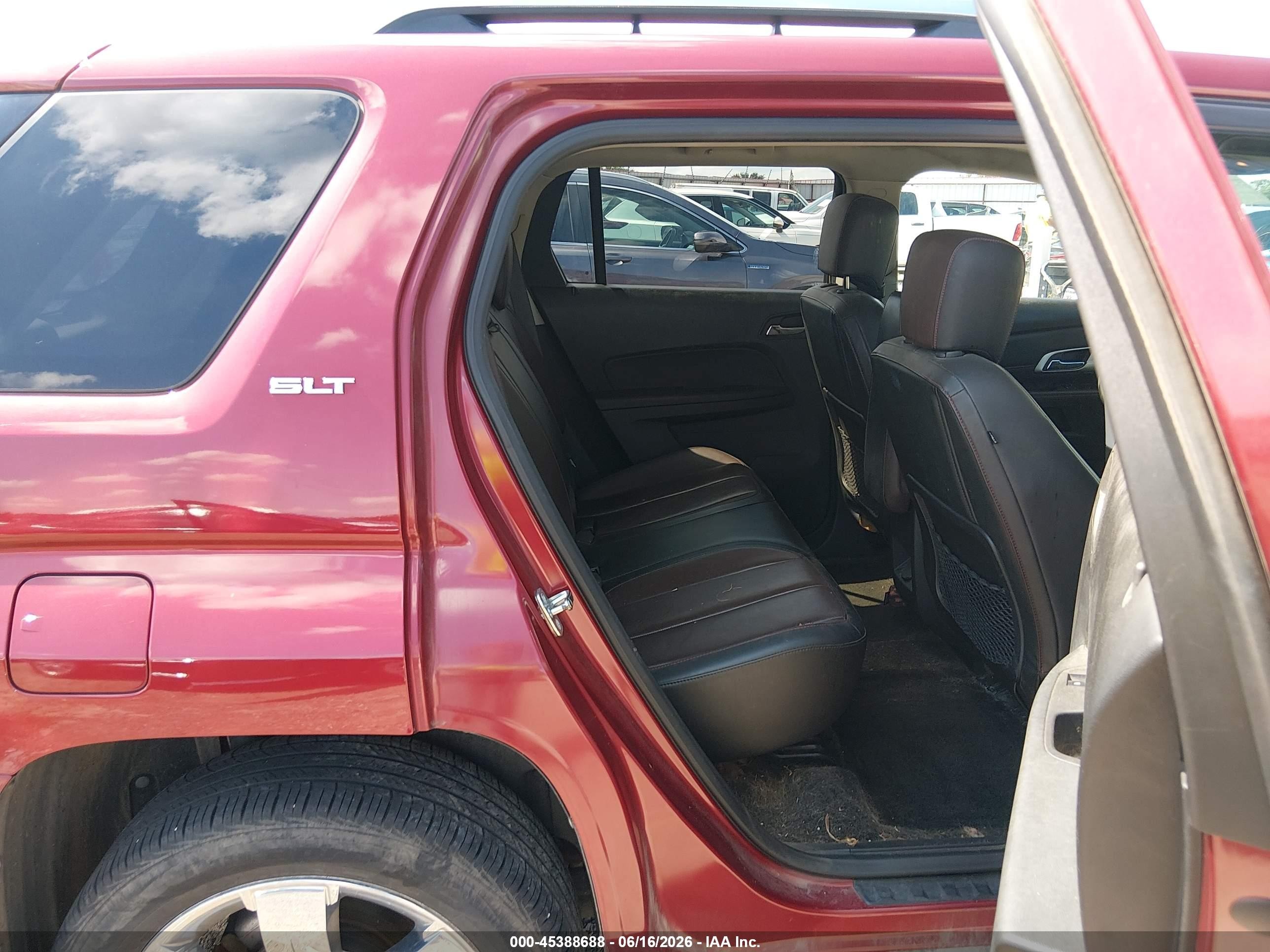 2012 Gmc Terrain Slt-2 Maroon vin: 2GKFLXE50C6255004