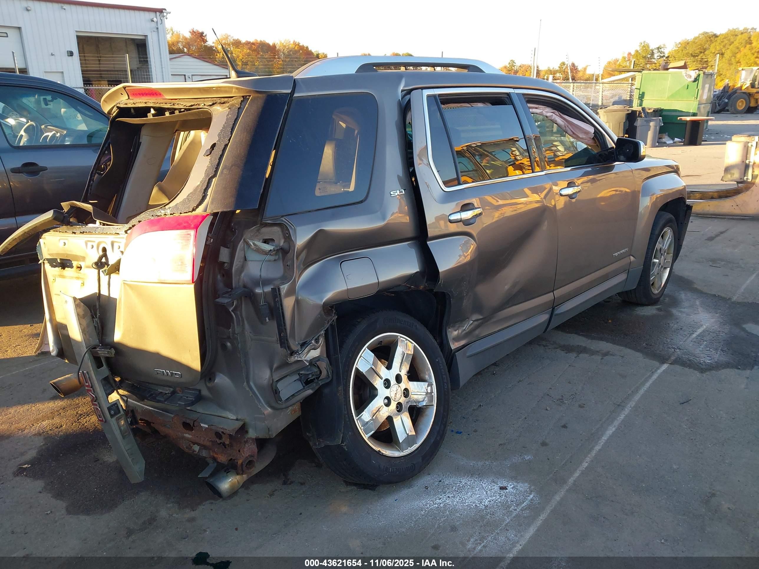 2012 Gmc Terrain Slt-2 Brown vin: 2GKFLXE51C6267470