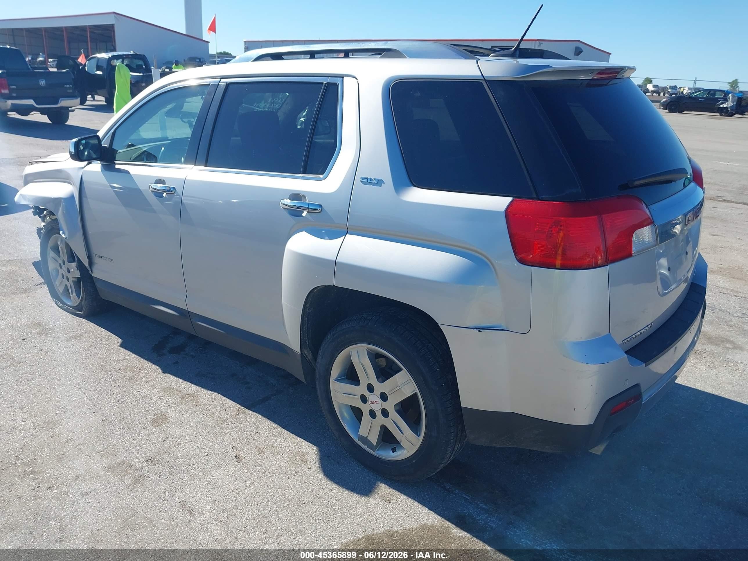2012 Gmc Terrain Slt-2 Silver vin: 2GKFLXE51C6350171