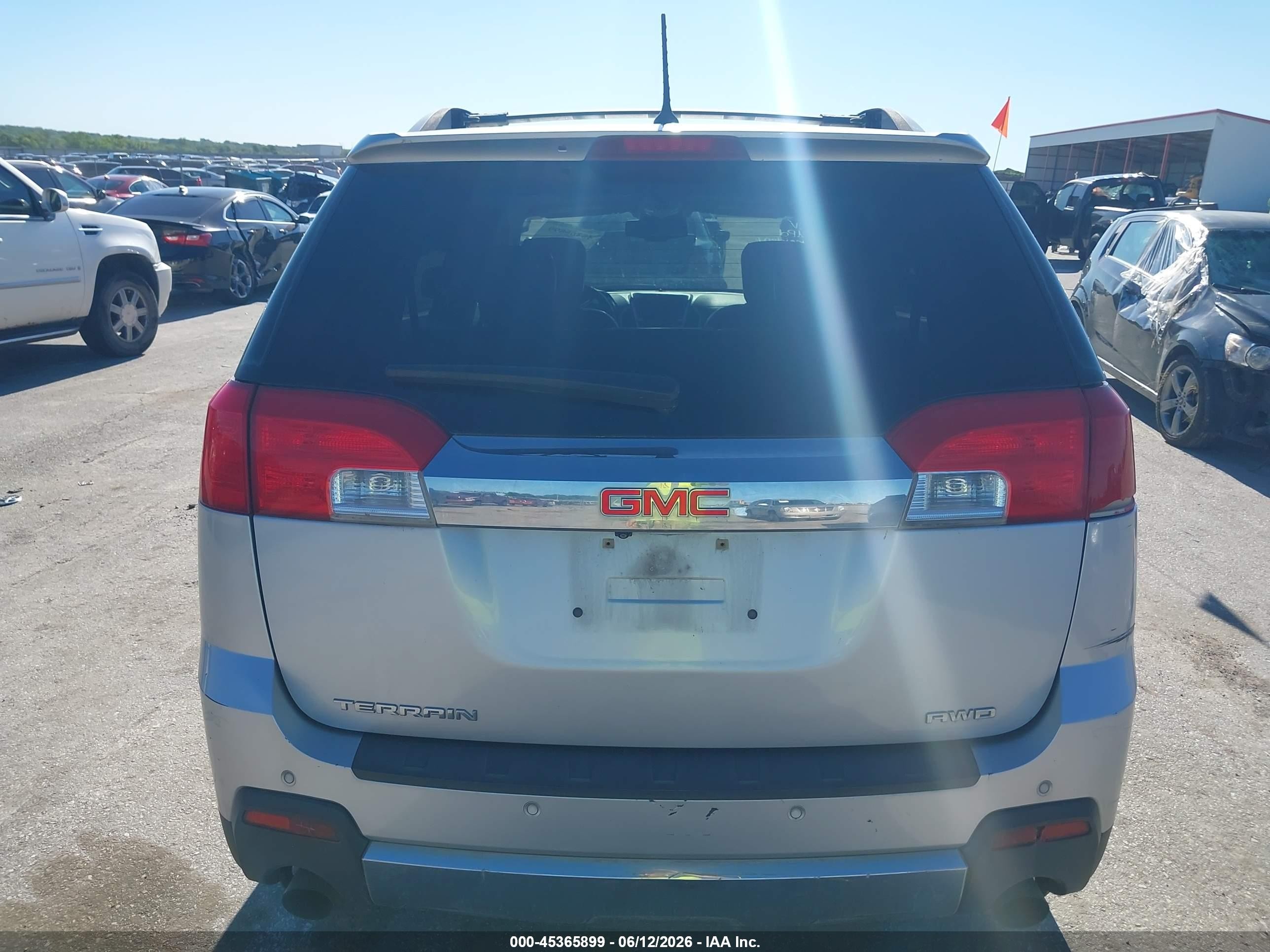 2012 Gmc Terrain Slt-2 Silver vin: 2GKFLXE51C6350171