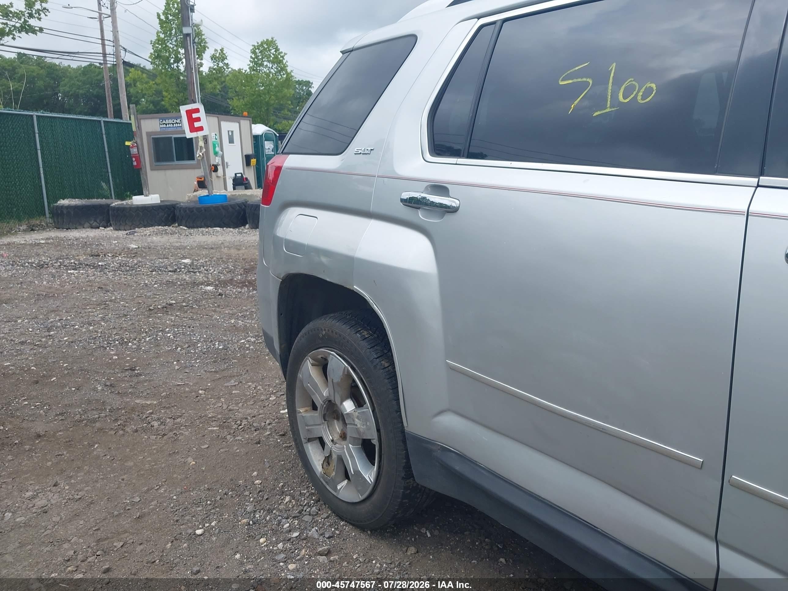 2012 Gmc Terrain Slt-2 Серебряный vin: 2GKFLXE52C6159519