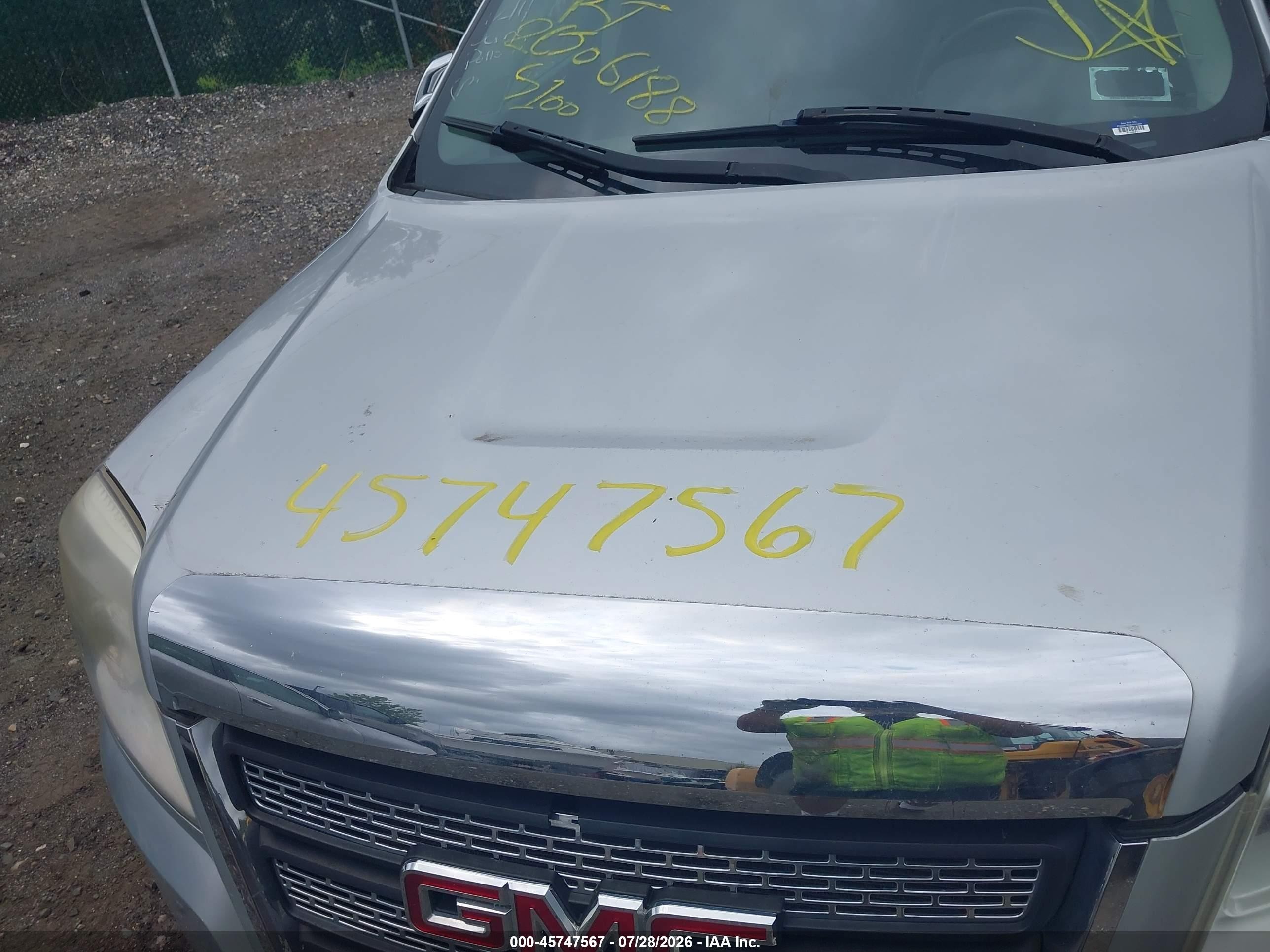 2012 Gmc Terrain Slt-2 Серебряный vin: 2GKFLXE52C6159519