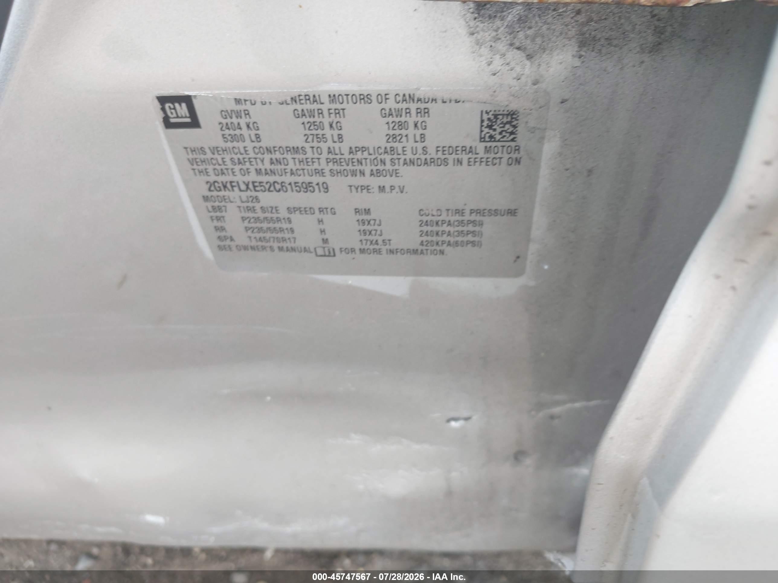 2012 Gmc Terrain Slt-2 Серебряный vin: 2GKFLXE52C6159519