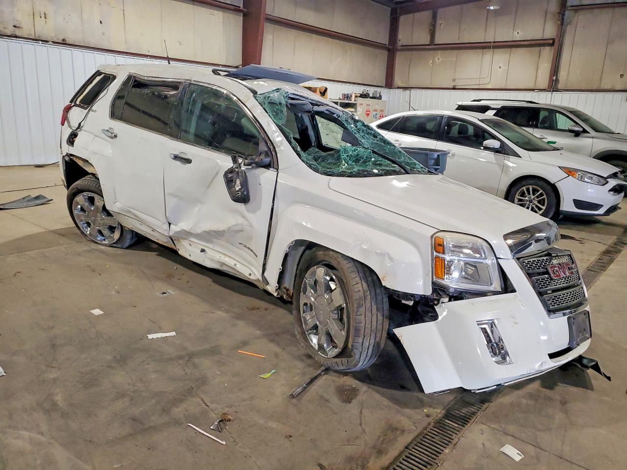 2012 Gmc Terrain Slt White vin: 2GKFLXE52C6210792
