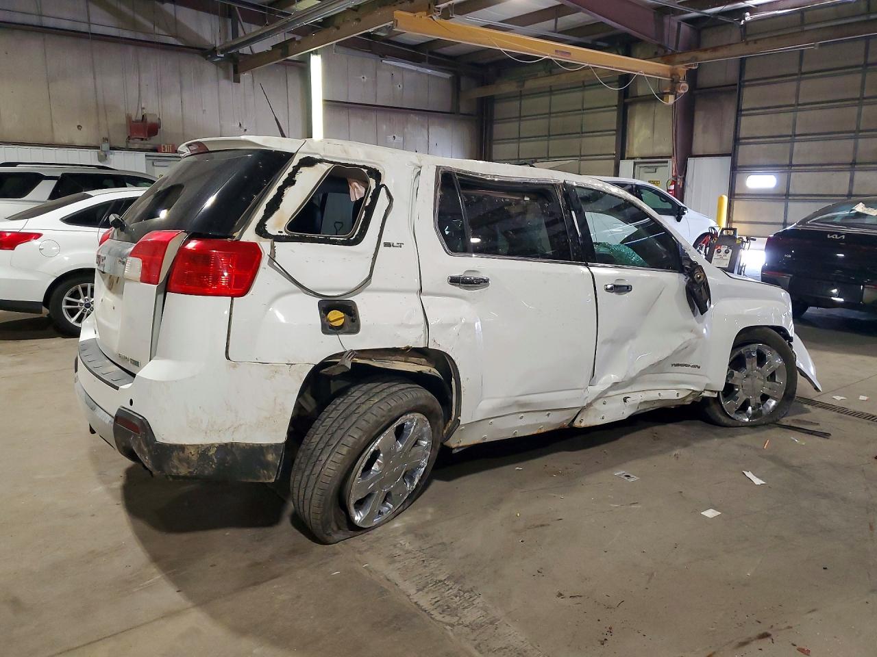 2012 Gmc Terrain Slt White vin: 2GKFLXE52C6210792