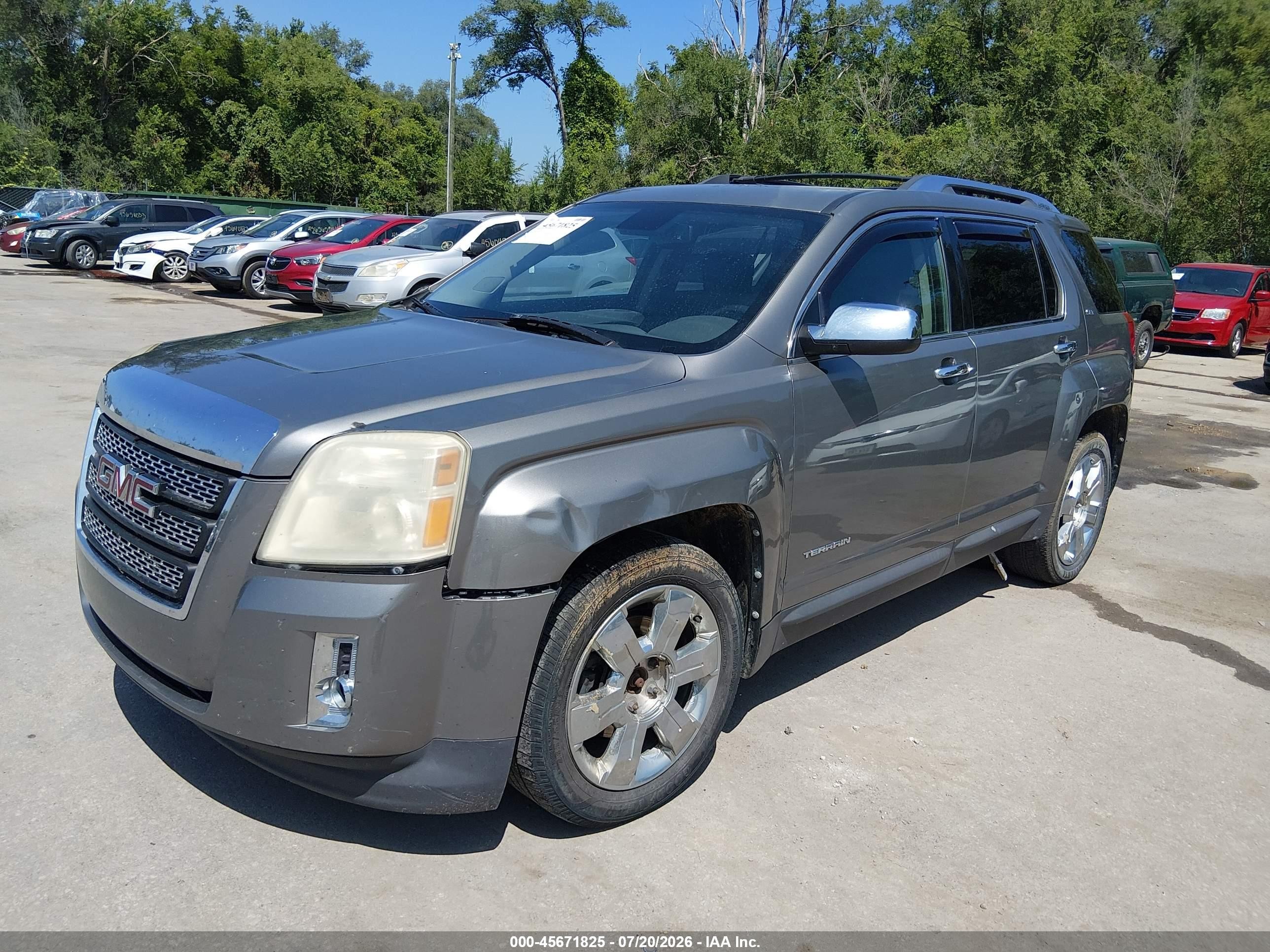 2012 Gmc Terrain Slt-2 Серый vin: 2GKFLXE54C6258231