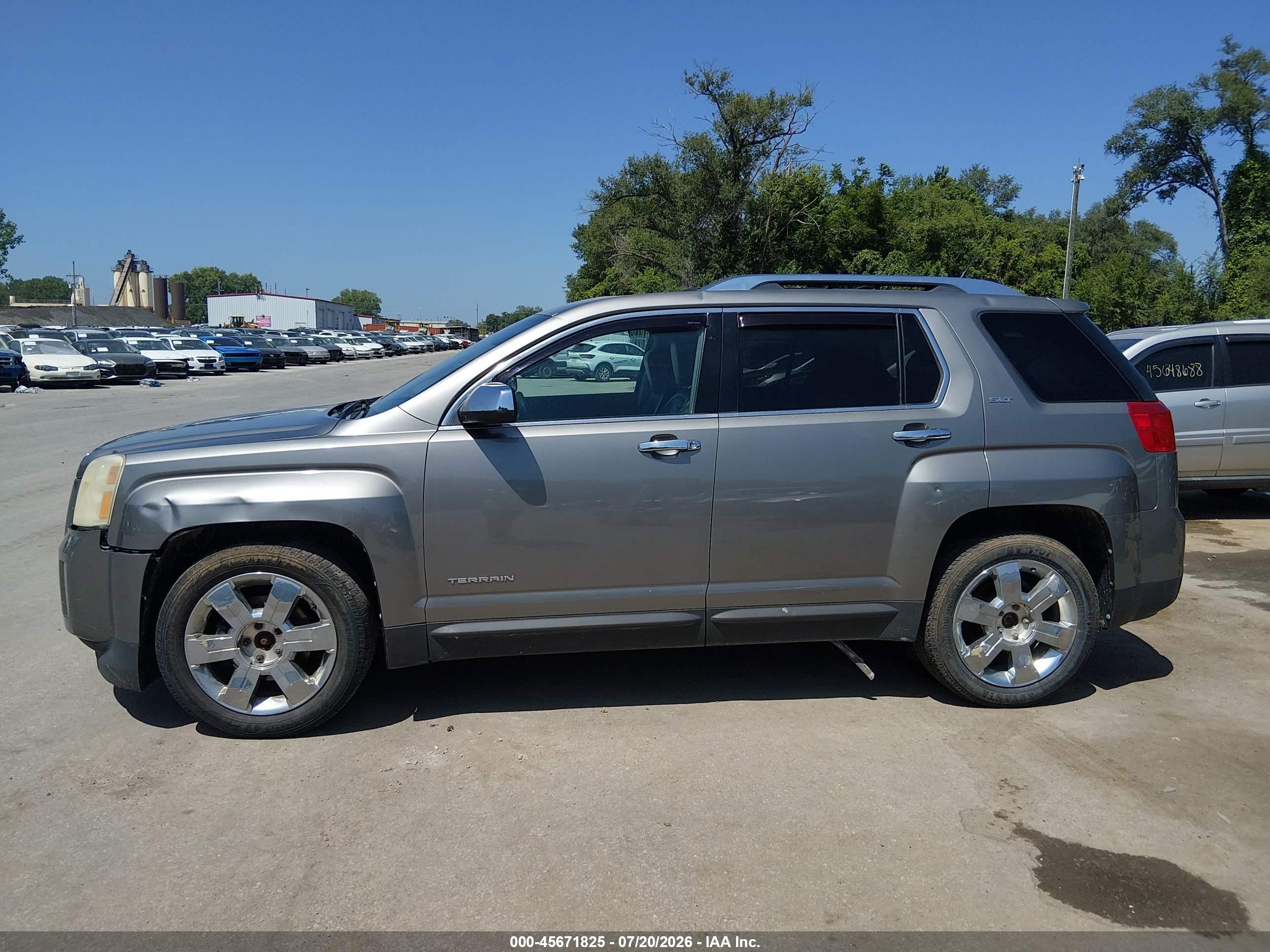 2012 Gmc Terrain Slt-2 Серый vin: 2GKFLXE54C6258231