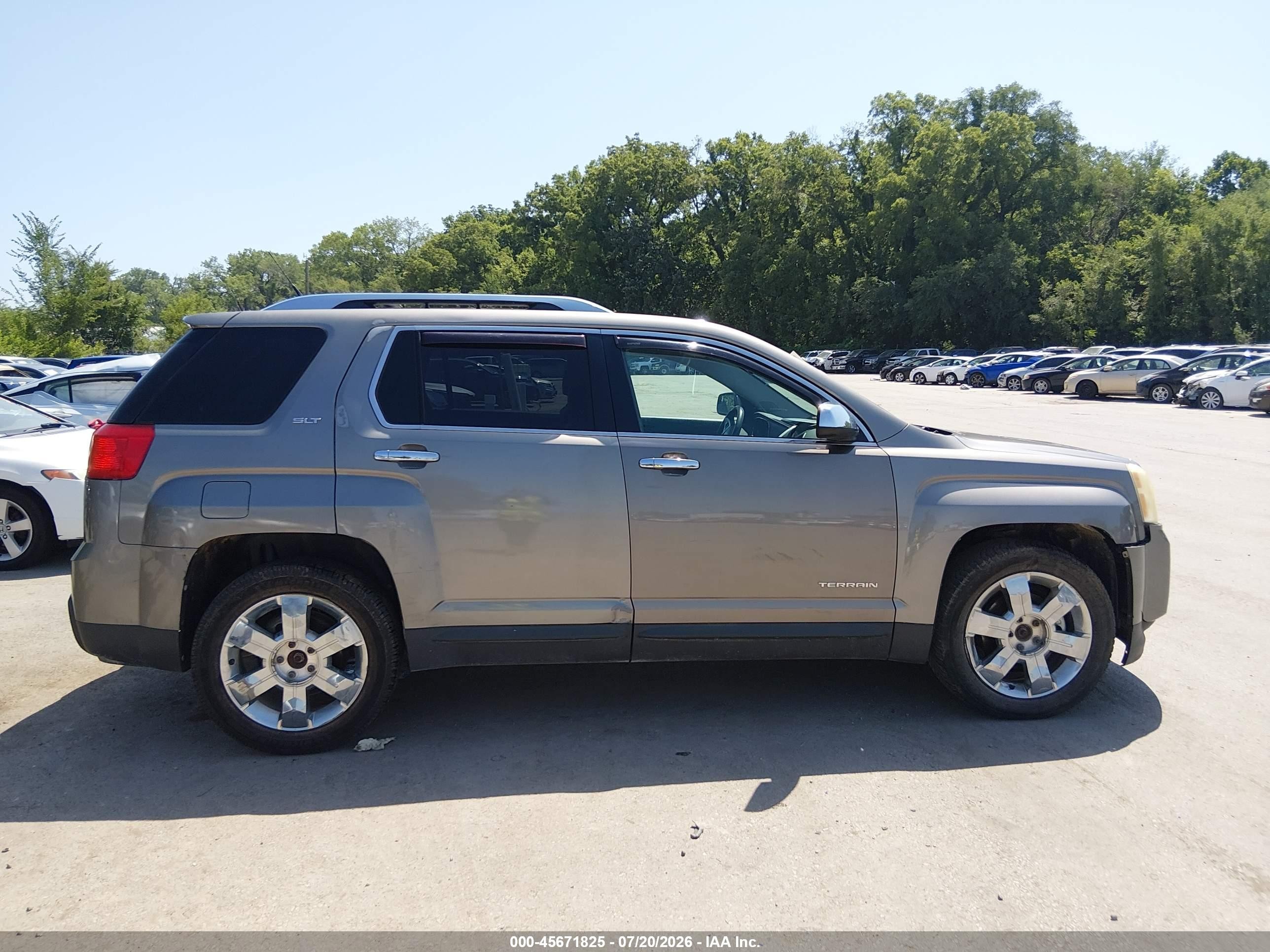 2012 Gmc Terrain Slt-2 Серый vin: 2GKFLXE54C6258231