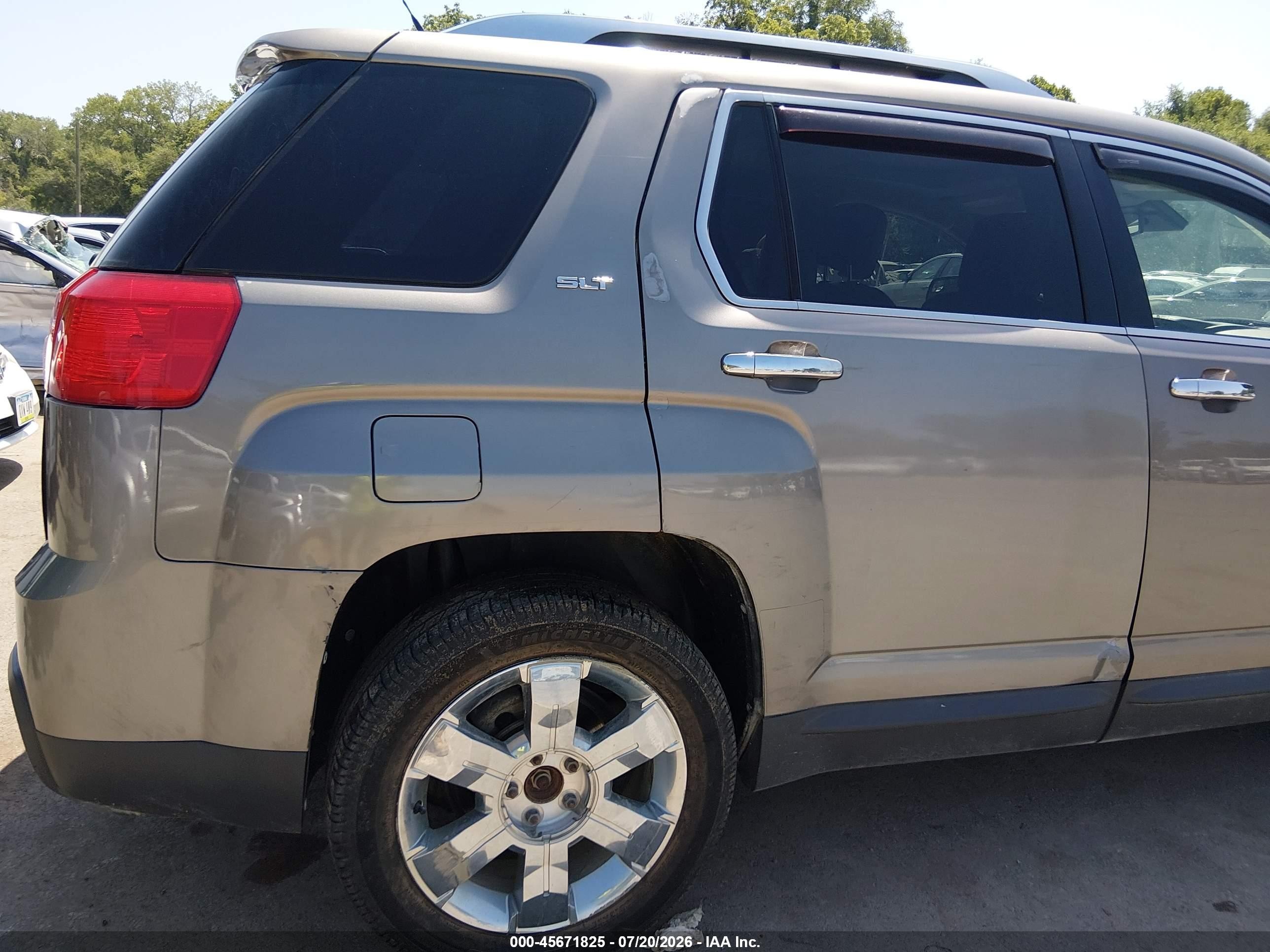 2012 Gmc Terrain Slt-2 Серый vin: 2GKFLXE54C6258231