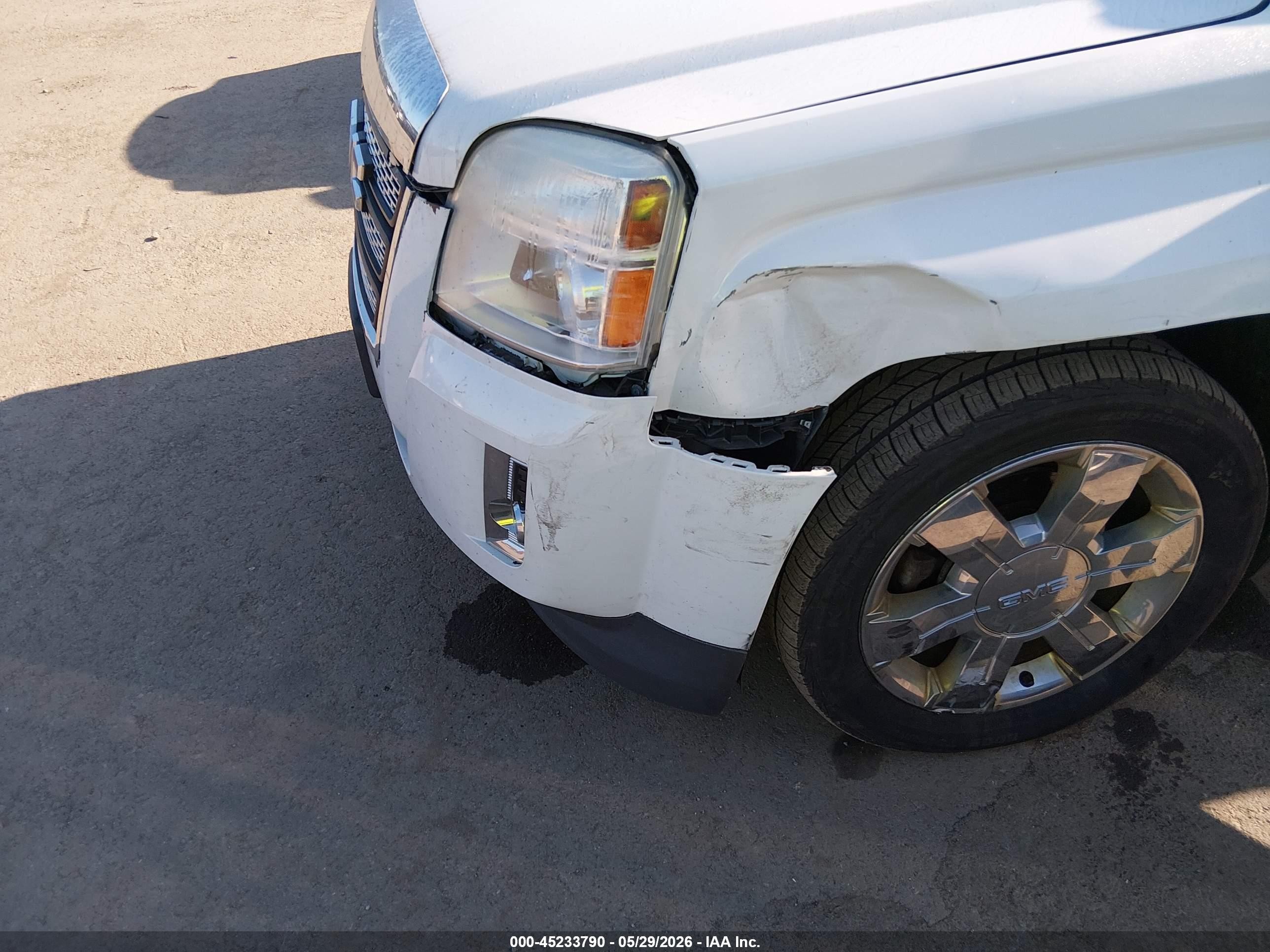 2012 Gmc Terrain Slt-2 White vin: 2GKFLXE55C6212875