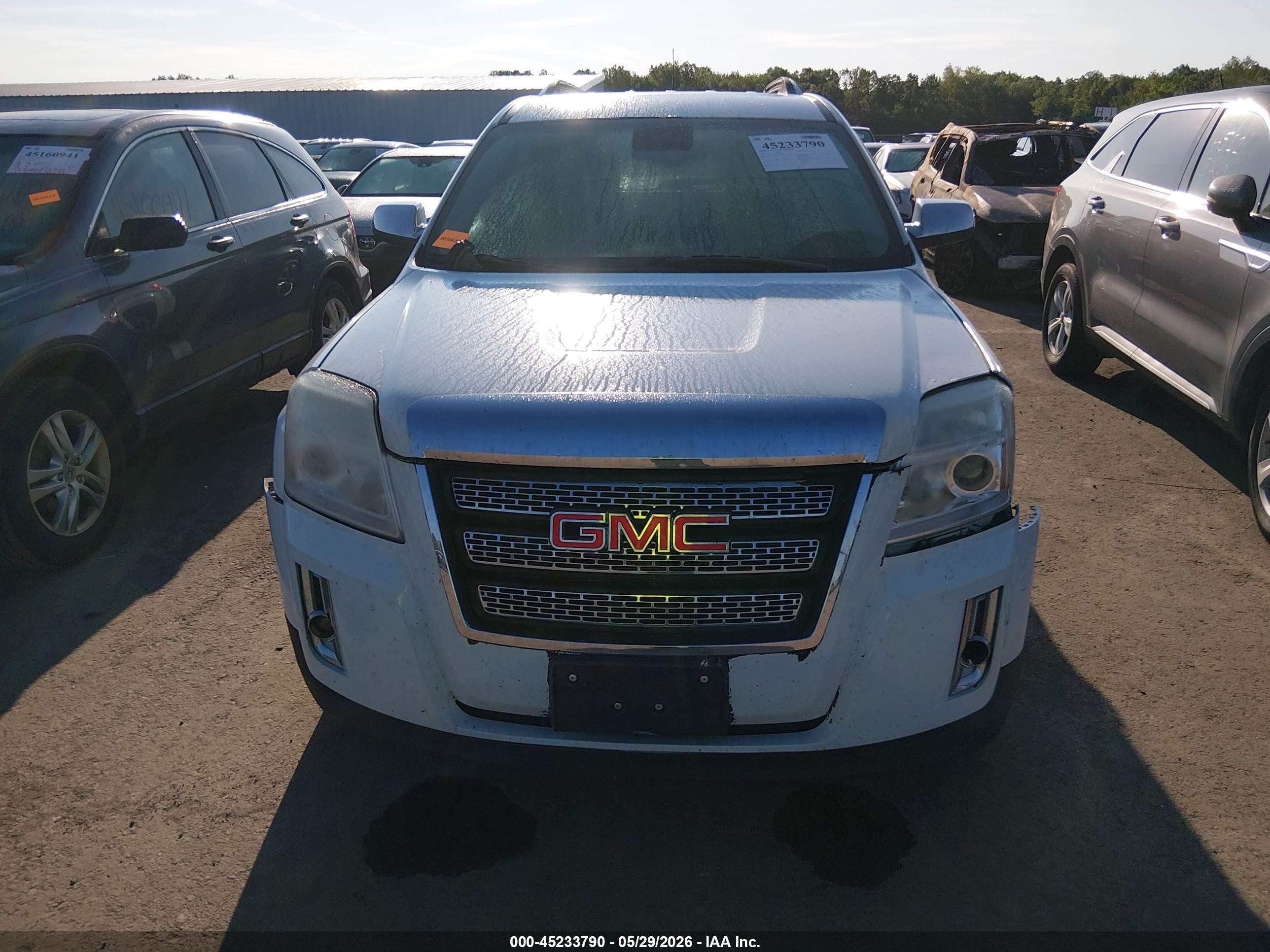 2012 Gmc Terrain Slt-2 White vin: 2GKFLXE55C6212875