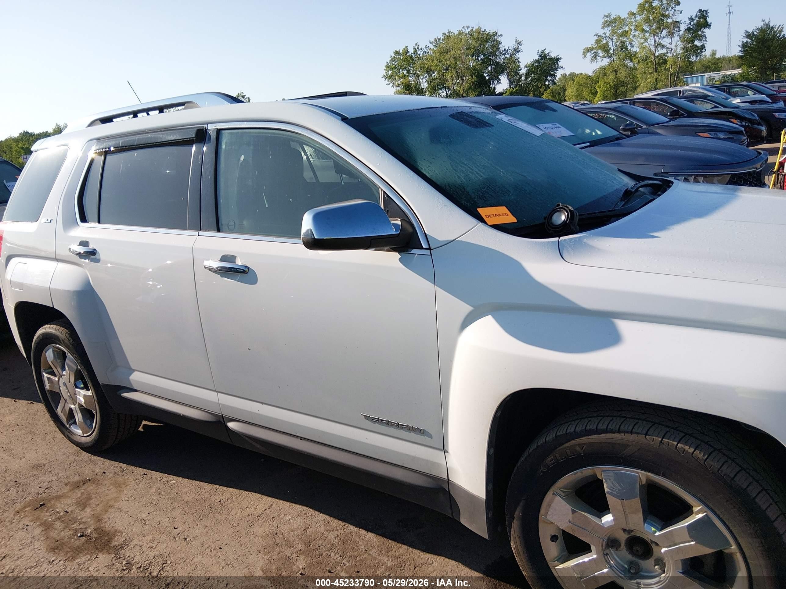 2012 Gmc Terrain Slt-2 White vin: 2GKFLXE55C6212875