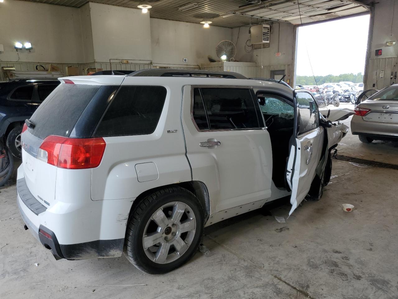 2012 Gmc Terrain Slt White vin: 2GKFLXE56C6155845