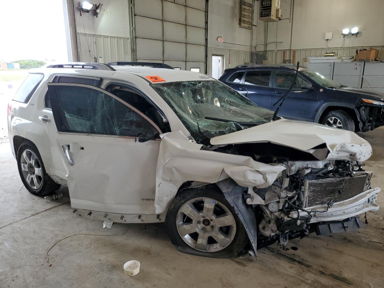 2012 Gmc Terrain Slt White vin: 2GKFLXE56C6155845