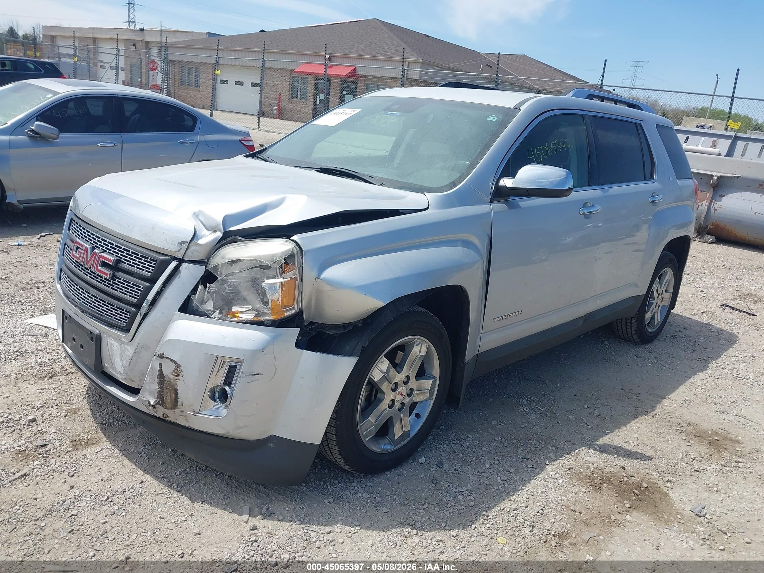 2012 Gmc Terrain Slt-2 Silver vin: 2GKFLXE56C6382212