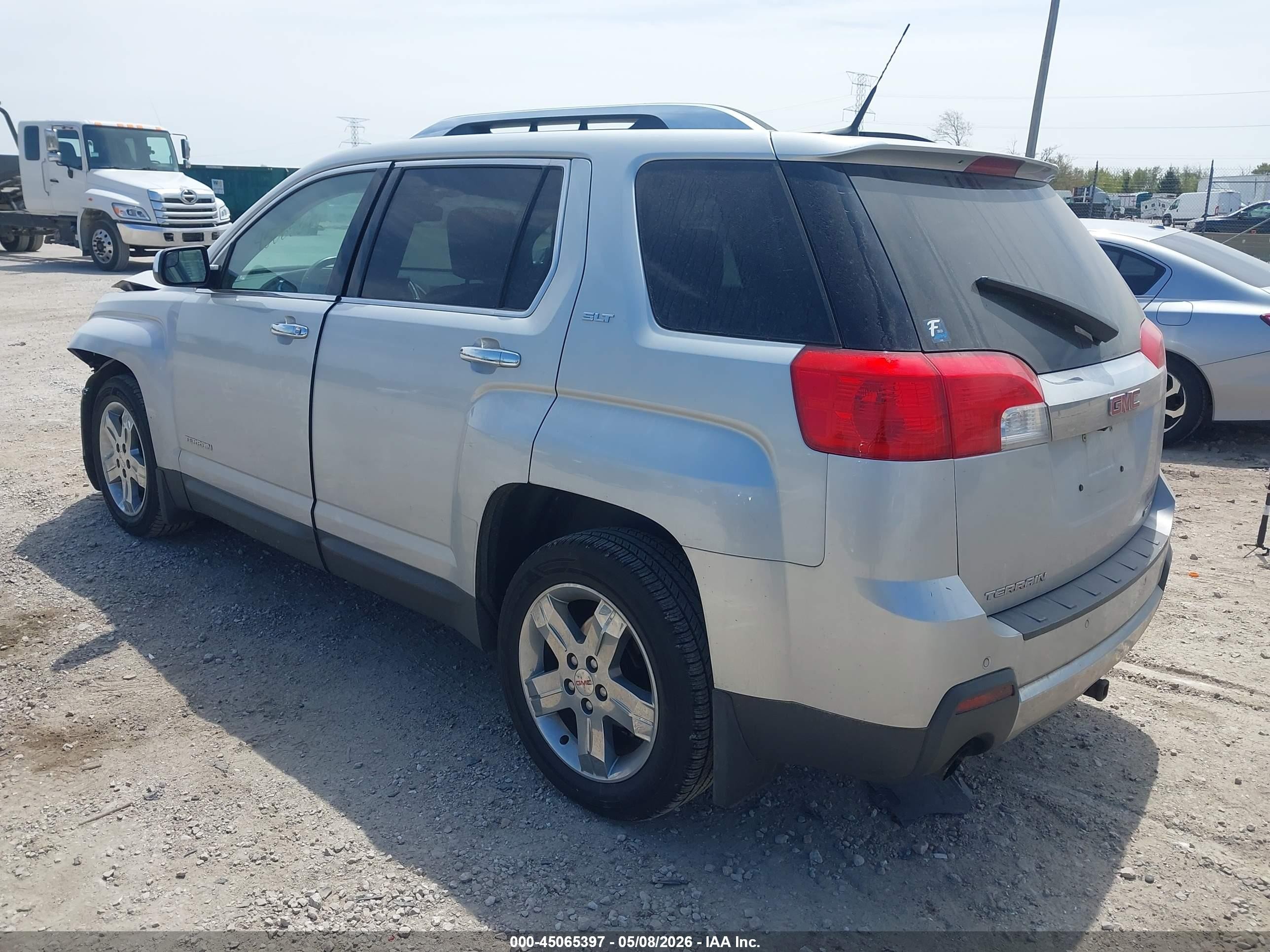 2012 Gmc Terrain Slt-2 Silver vin: 2GKFLXE56C6382212