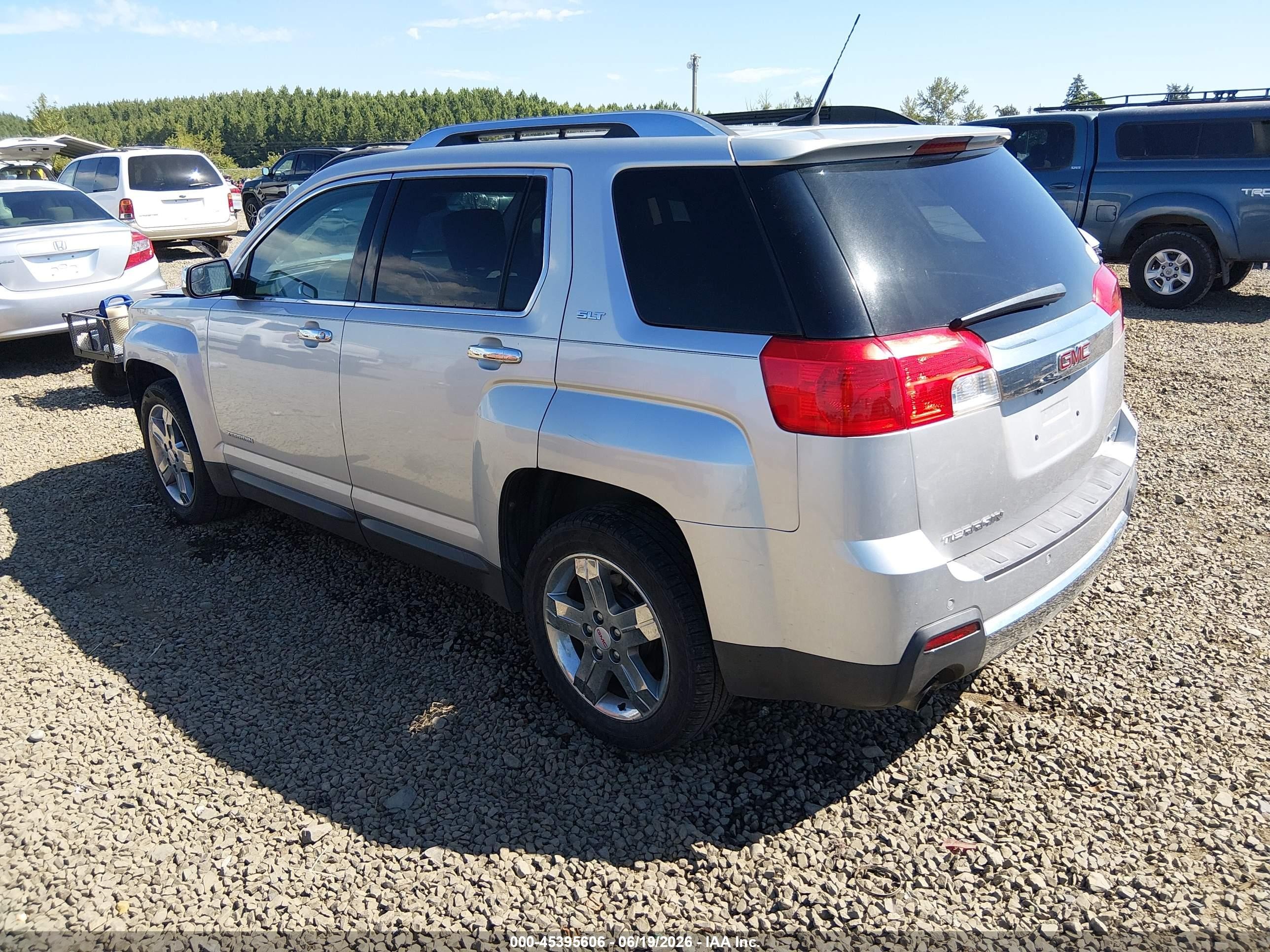 2012 Gmc Terrain Slt-2 Gray vin: 2GKFLXE57C6131764