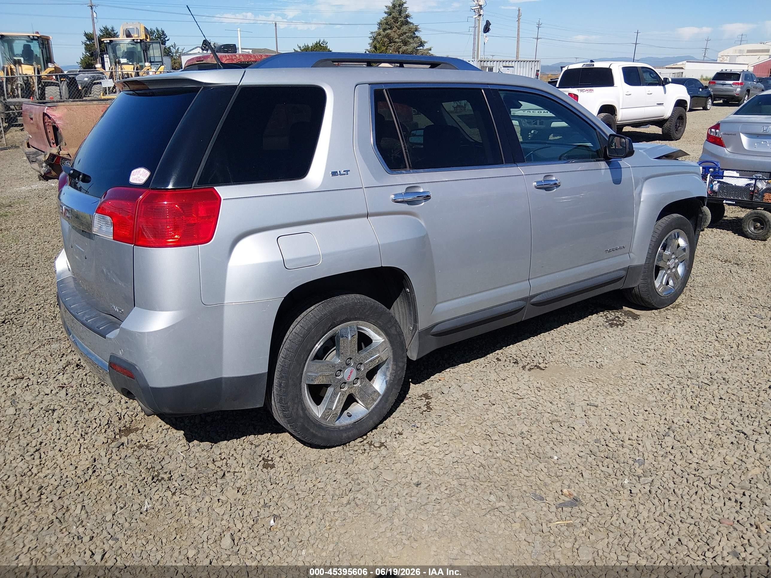 2012 Gmc Terrain Slt-2 Gray vin: 2GKFLXE57C6131764