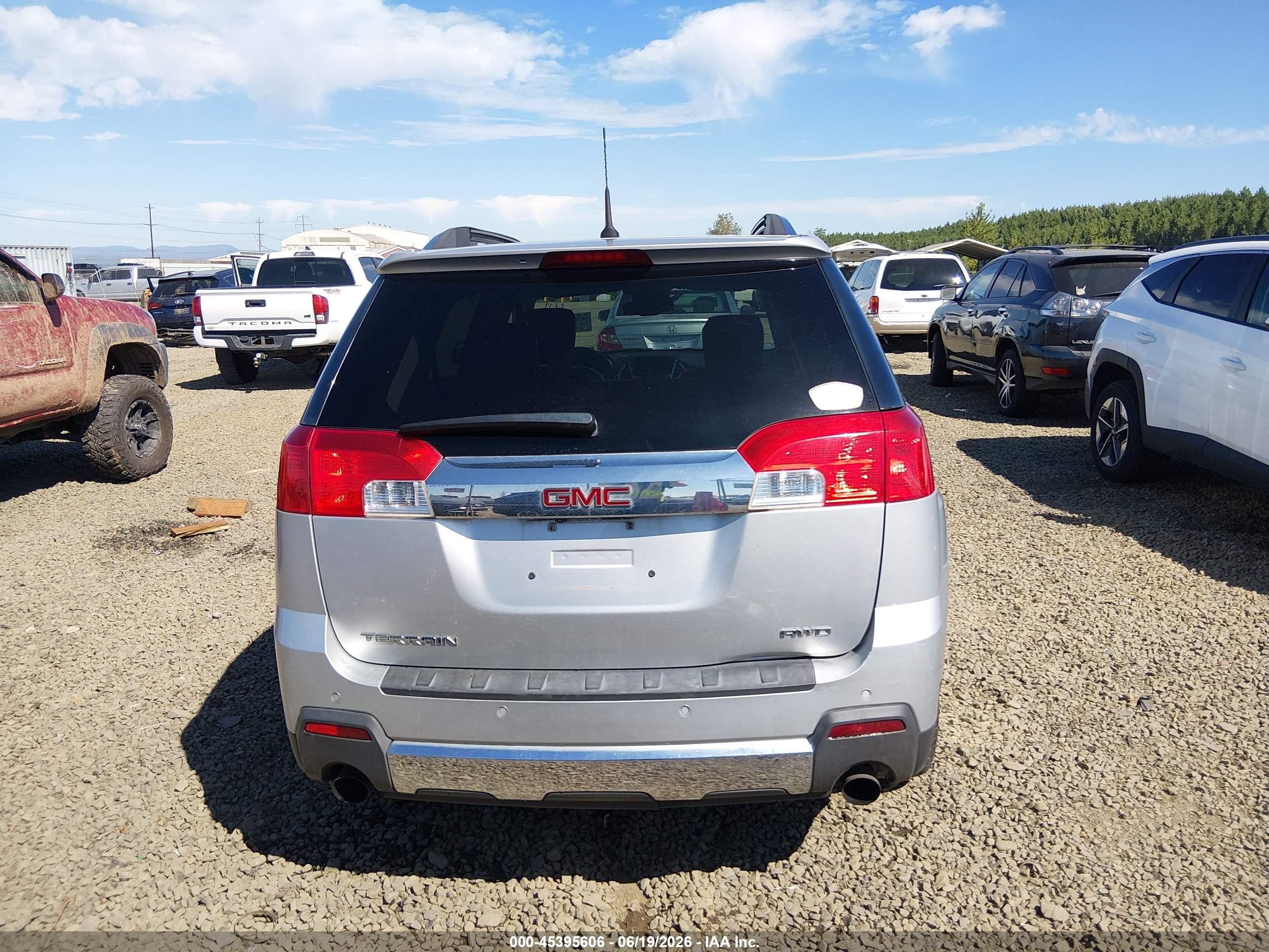2012 Gmc Terrain Slt-2 Gray vin: 2GKFLXE57C6131764