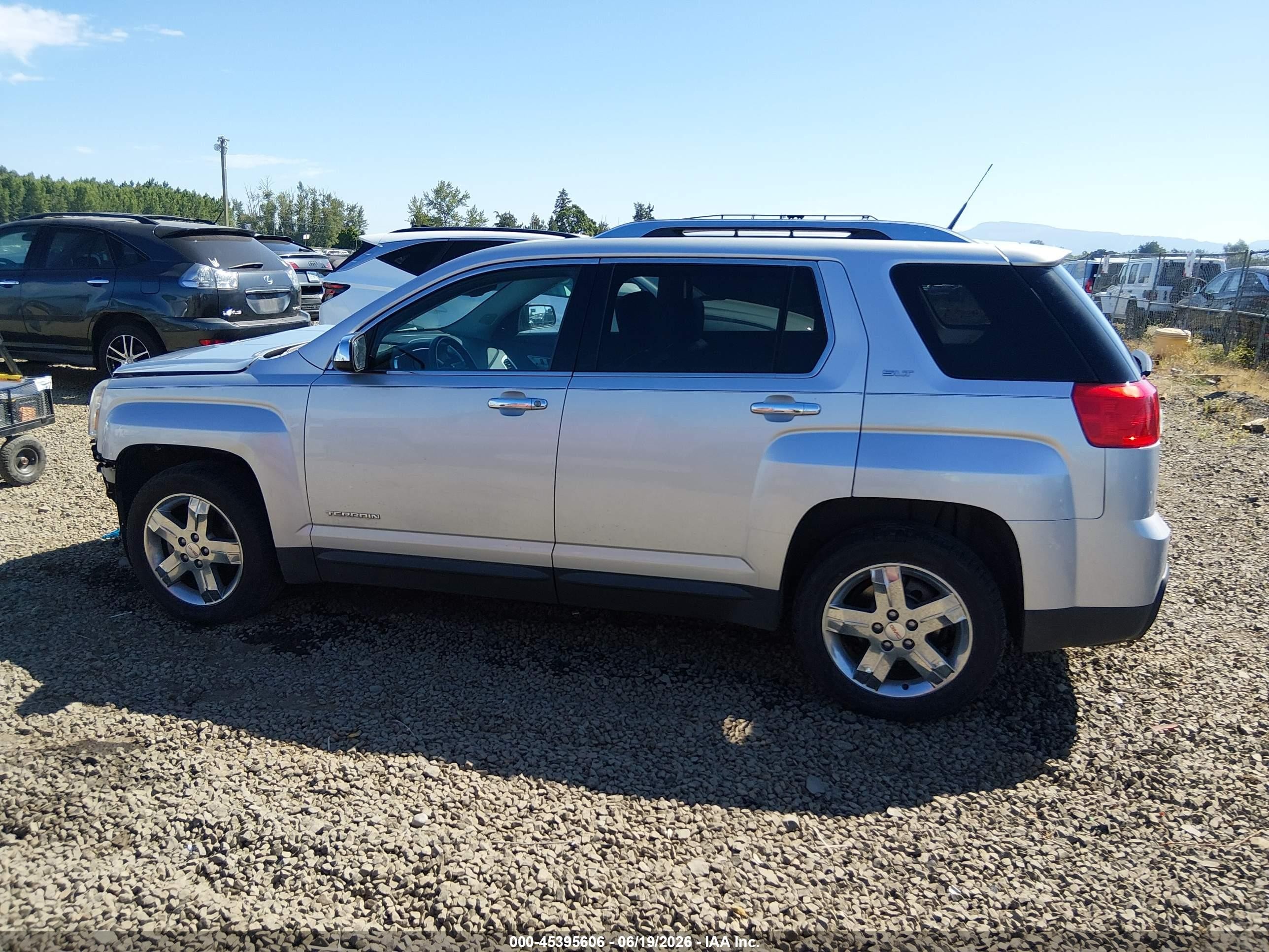 2012 Gmc Terrain Slt-2 Gray vin: 2GKFLXE57C6131764