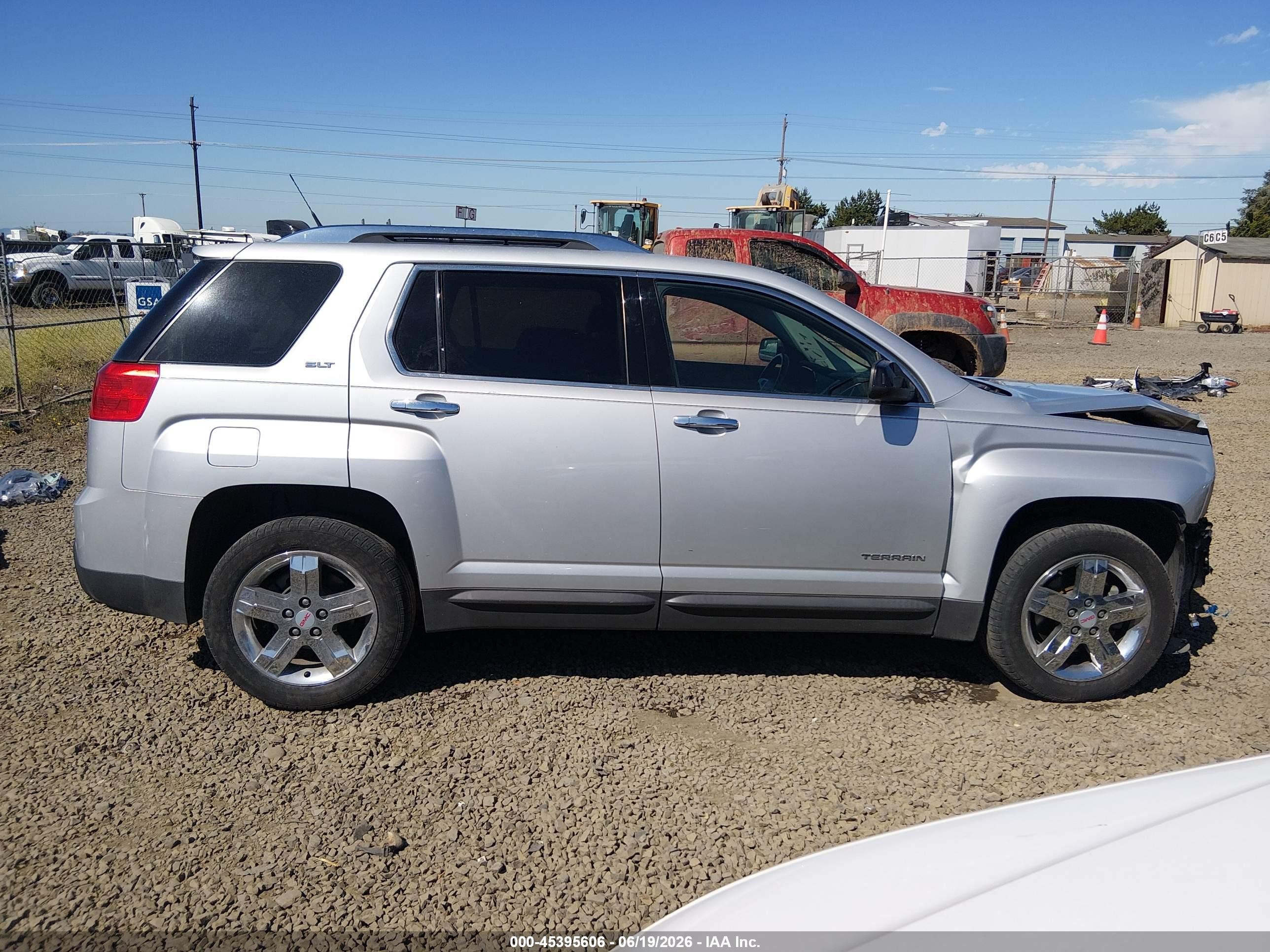 2012 Gmc Terrain Slt-2 Gray vin: 2GKFLXE57C6131764