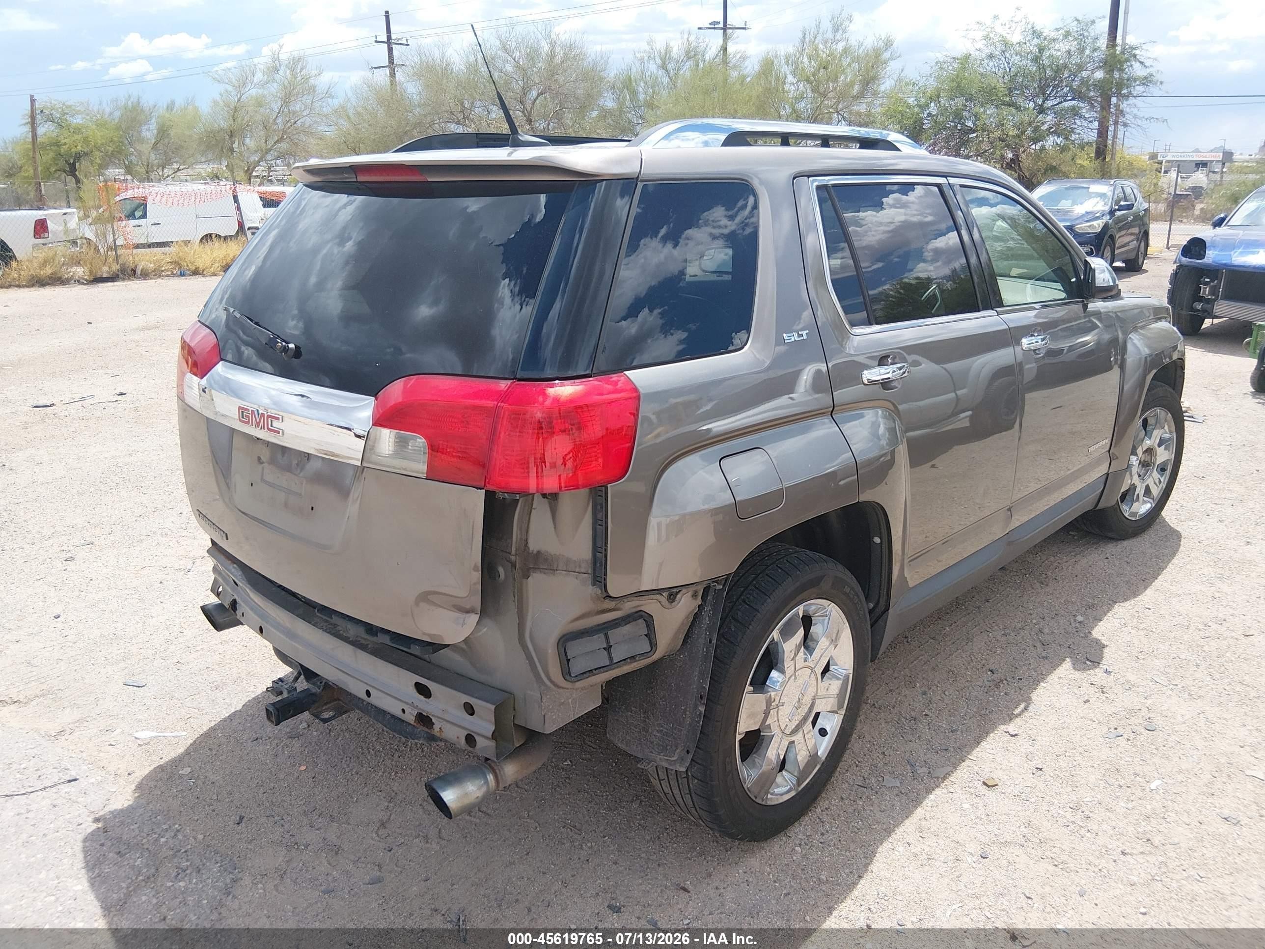2012 Gmc Terrain Slt-2 Серый vin: 2GKFLXE57C6149942