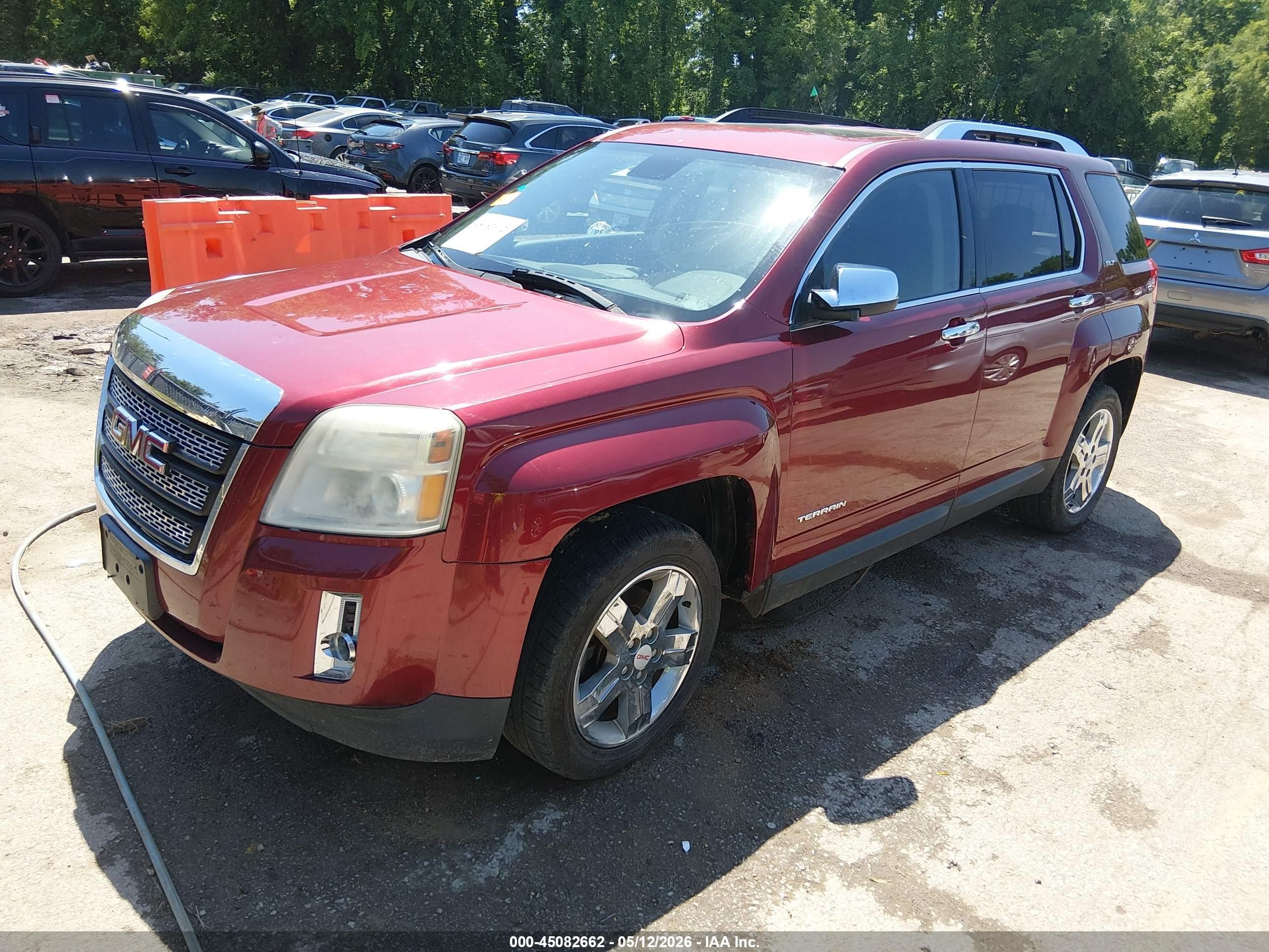 2012 Gmc Terrain Slt-2 Red vin: 2GKFLXE59C6345543