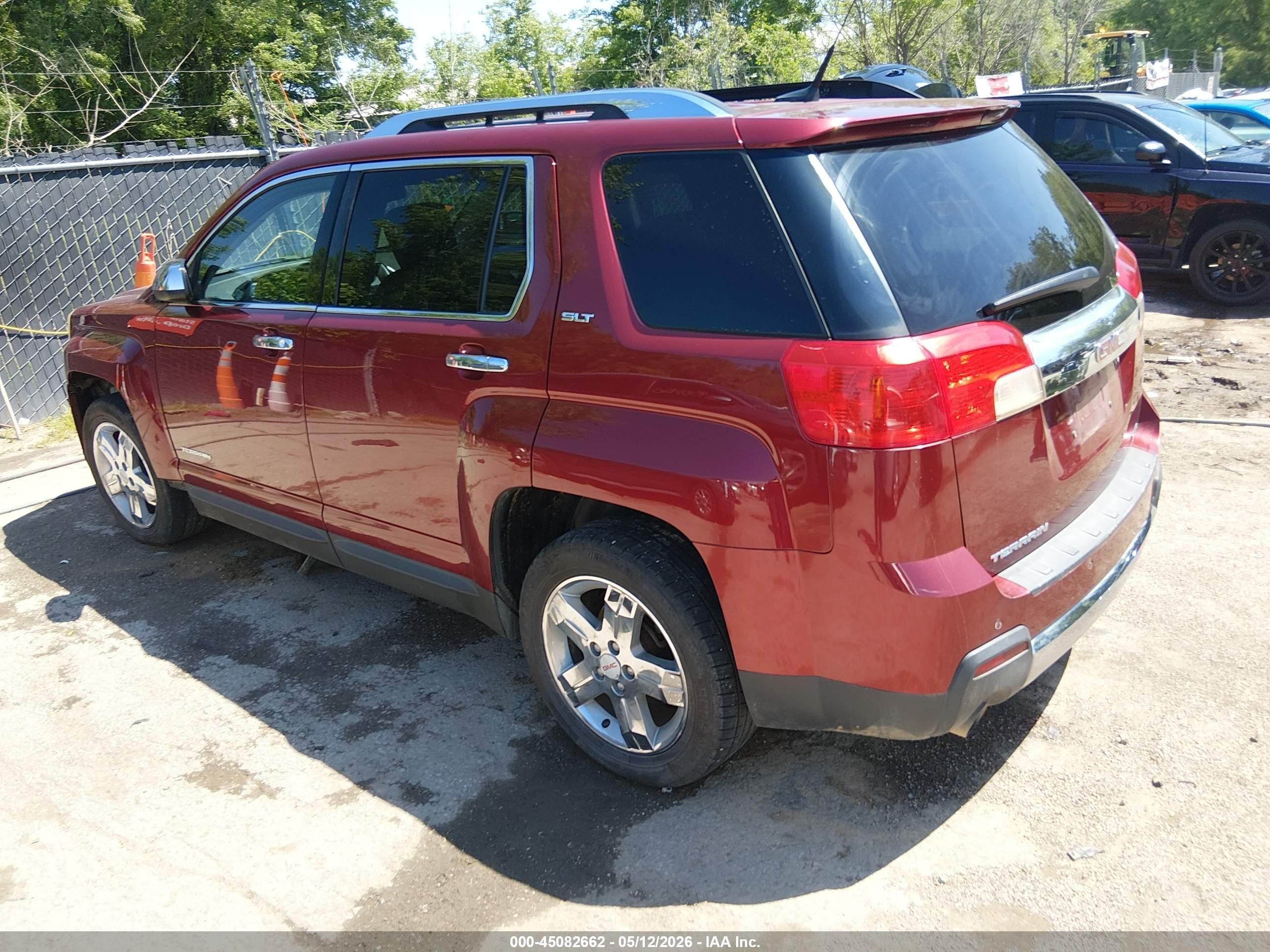 2012 Gmc Terrain Slt-2 Red vin: 2GKFLXE59C6345543