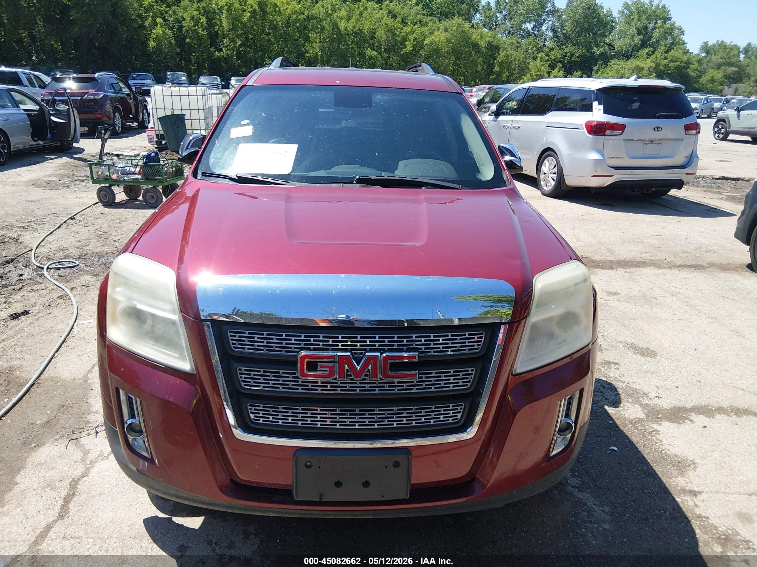 2012 Gmc Terrain Slt-2 Red vin: 2GKFLXE59C6345543