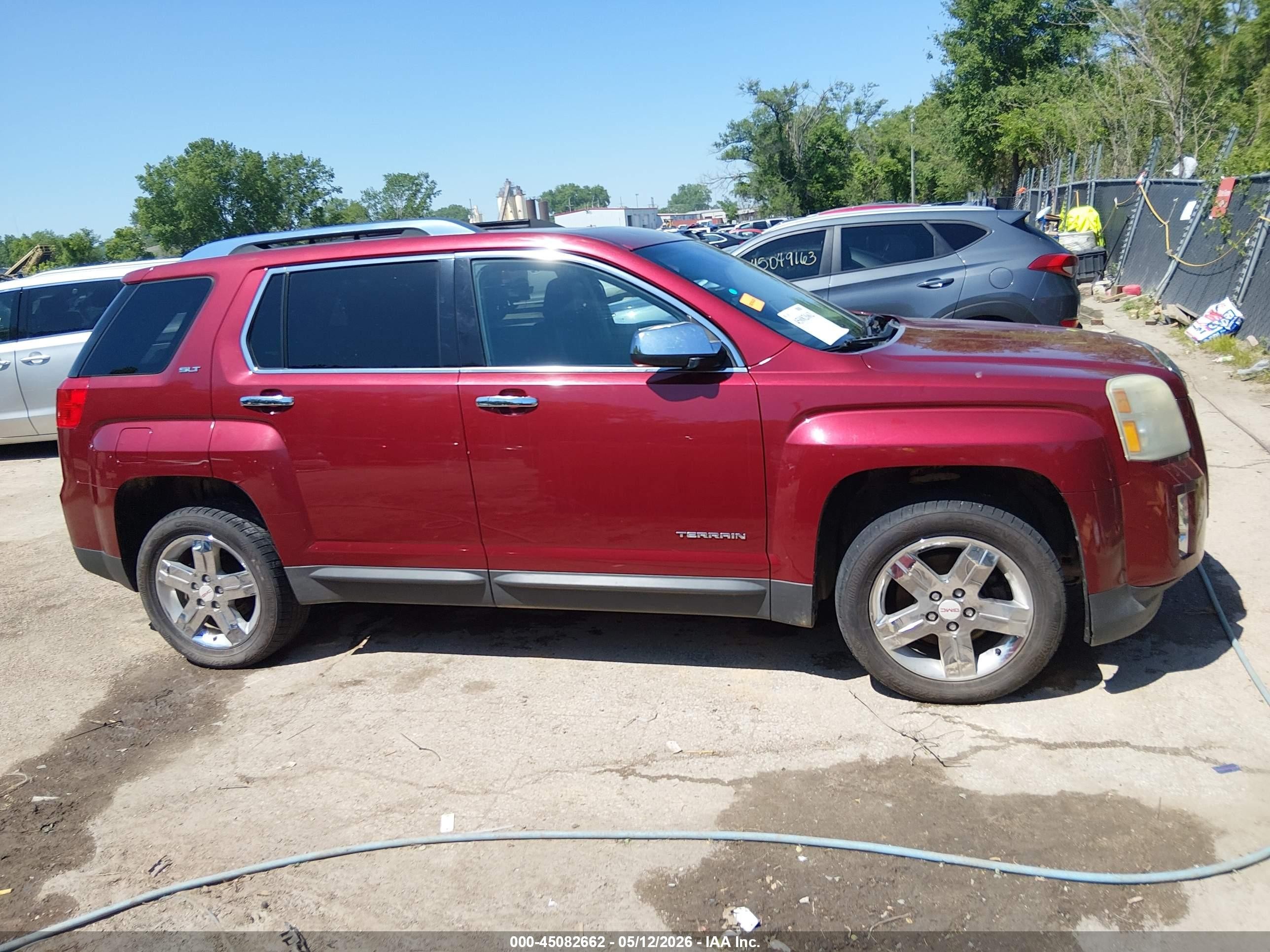 2012 Gmc Terrain Slt-2 Red vin: 2GKFLXE59C6345543