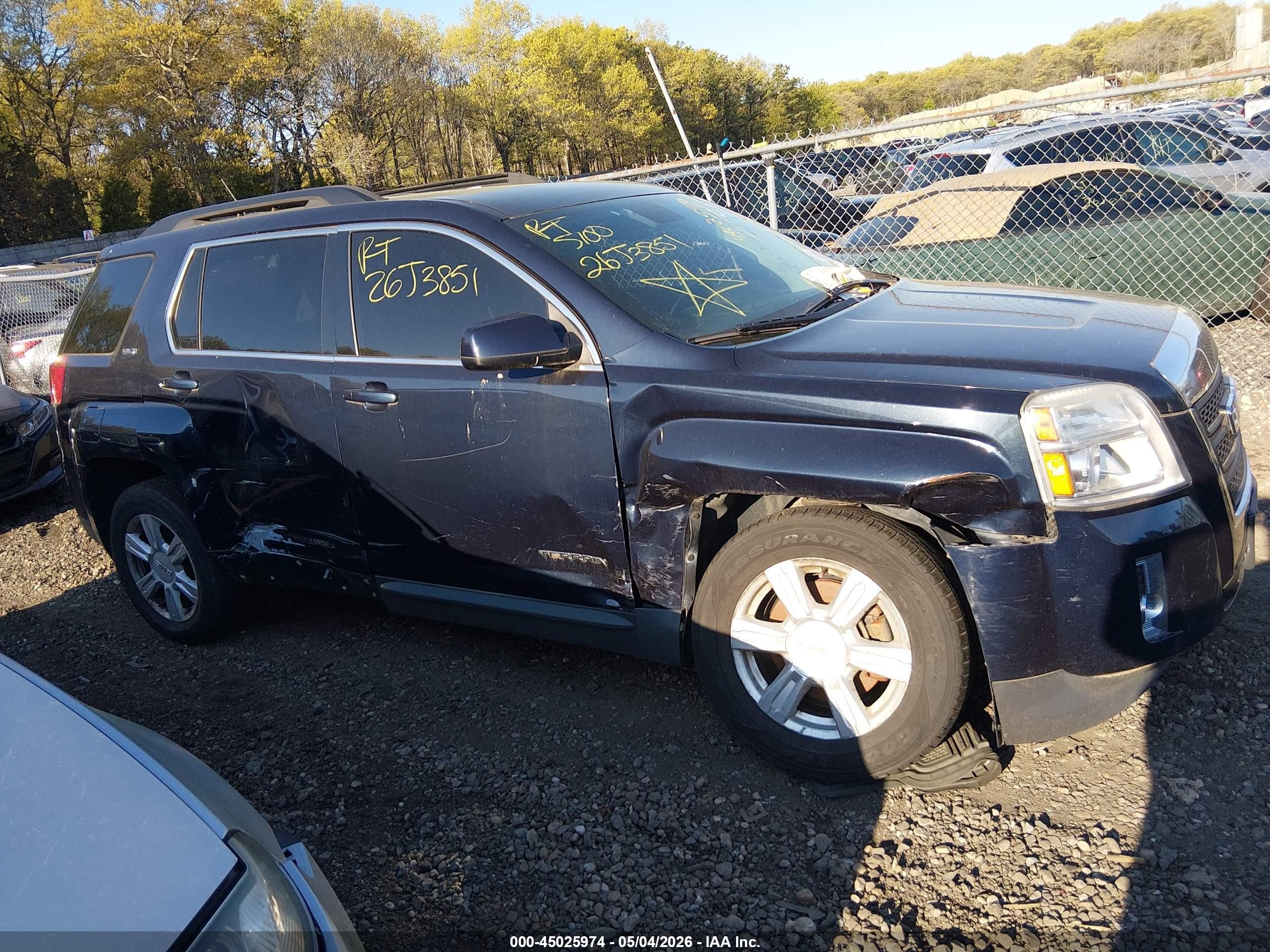 2015 Gmc Terrain Slt-1 Black vin: 2GKFLXEK0F6129493