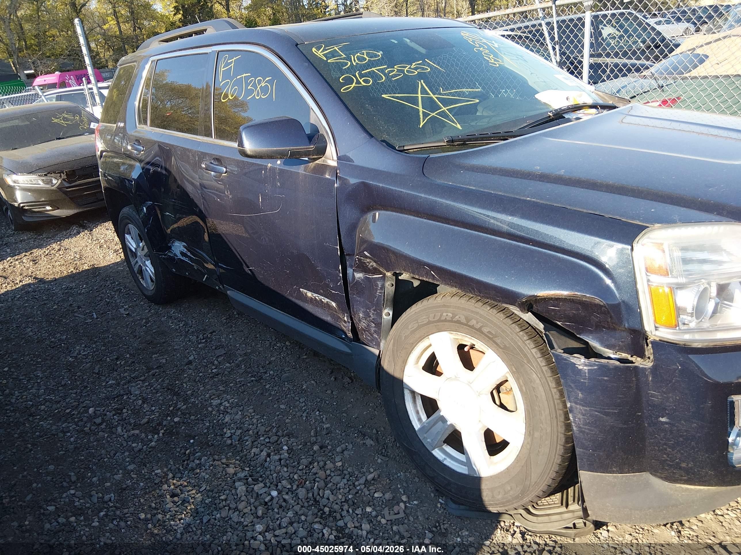 2015 Gmc Terrain Slt-1 Black vin: 2GKFLXEK0F6129493