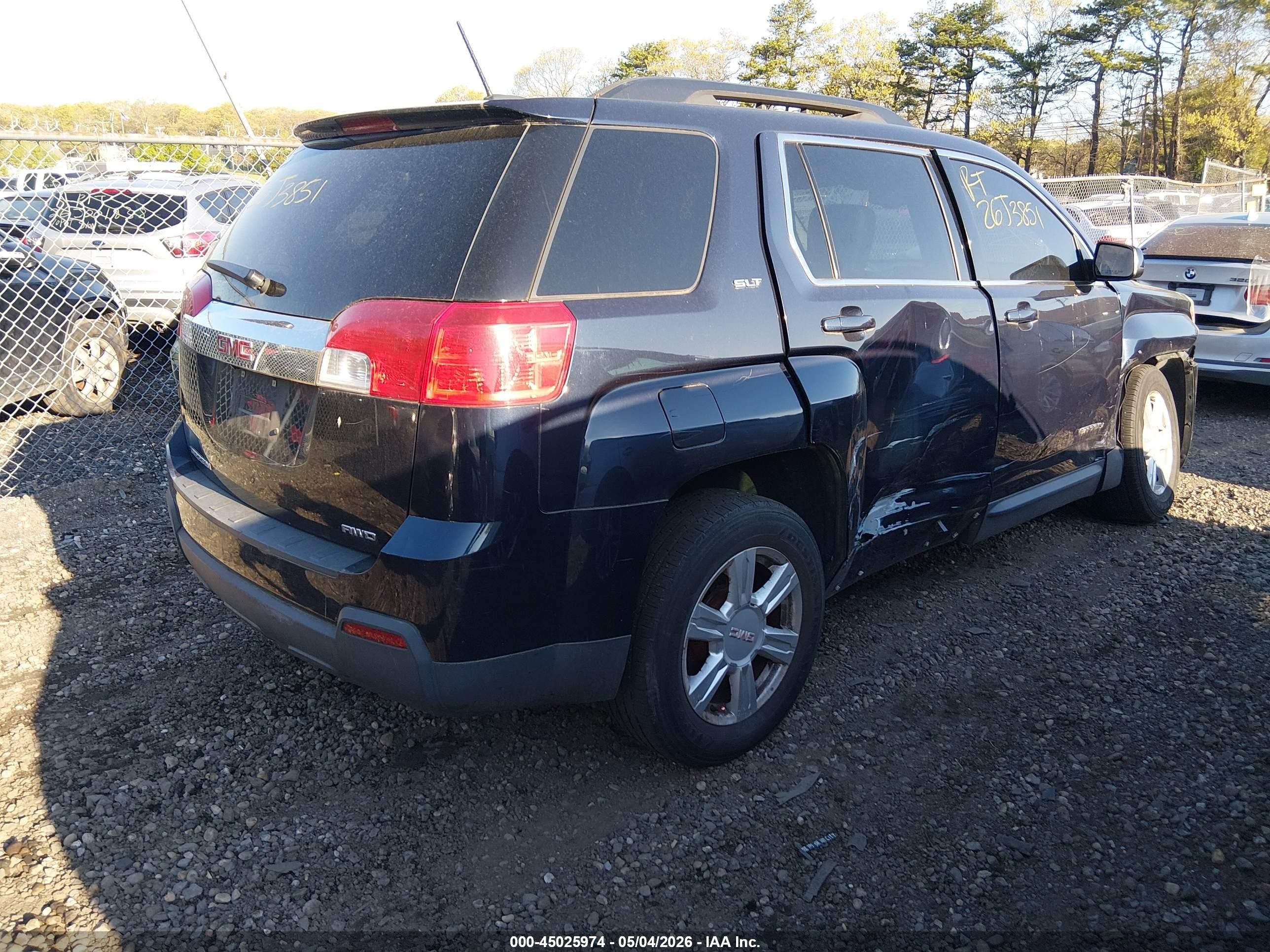 2015 Gmc Terrain Slt-1 Black vin: 2GKFLXEK0F6129493